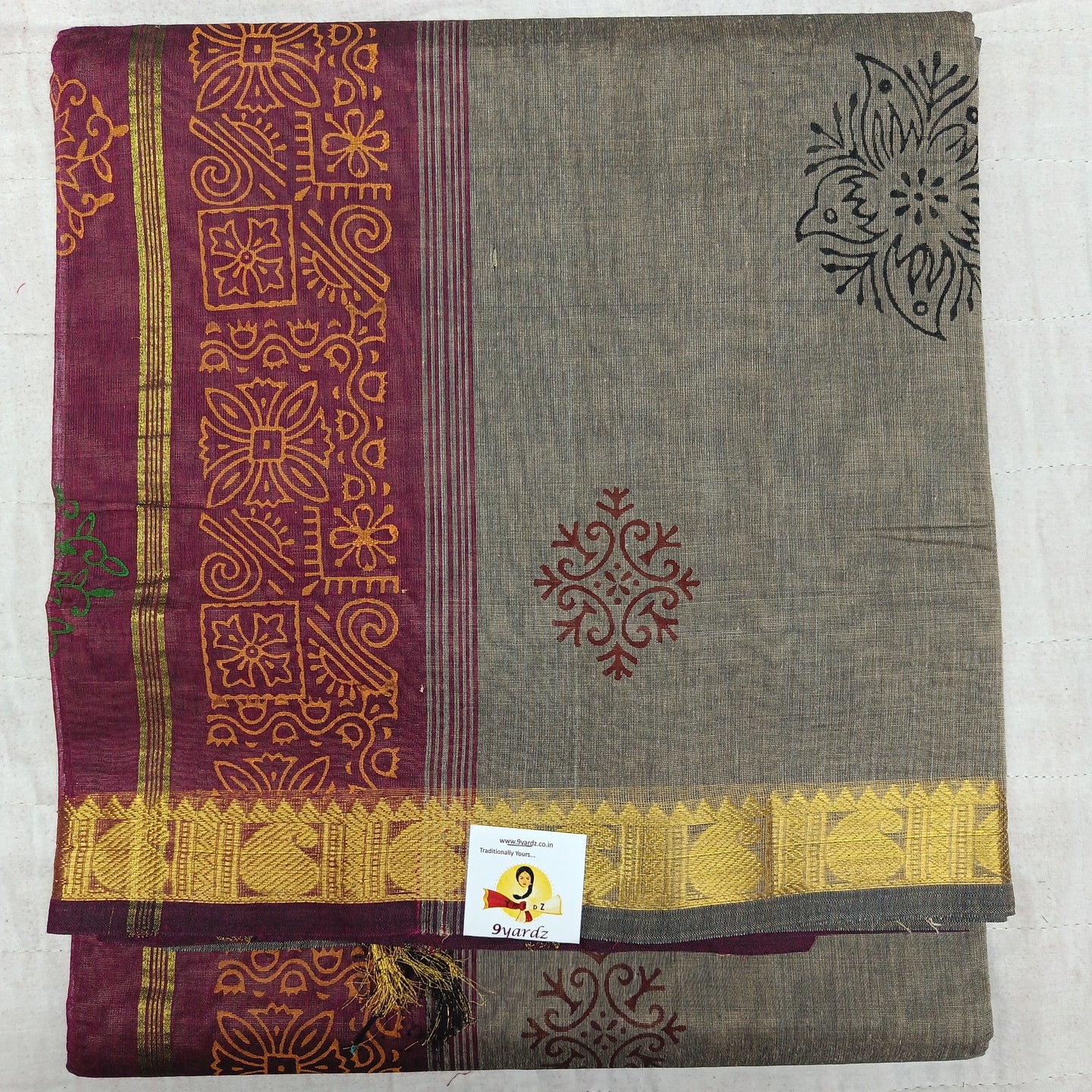 Printed Silk cotton 6yards