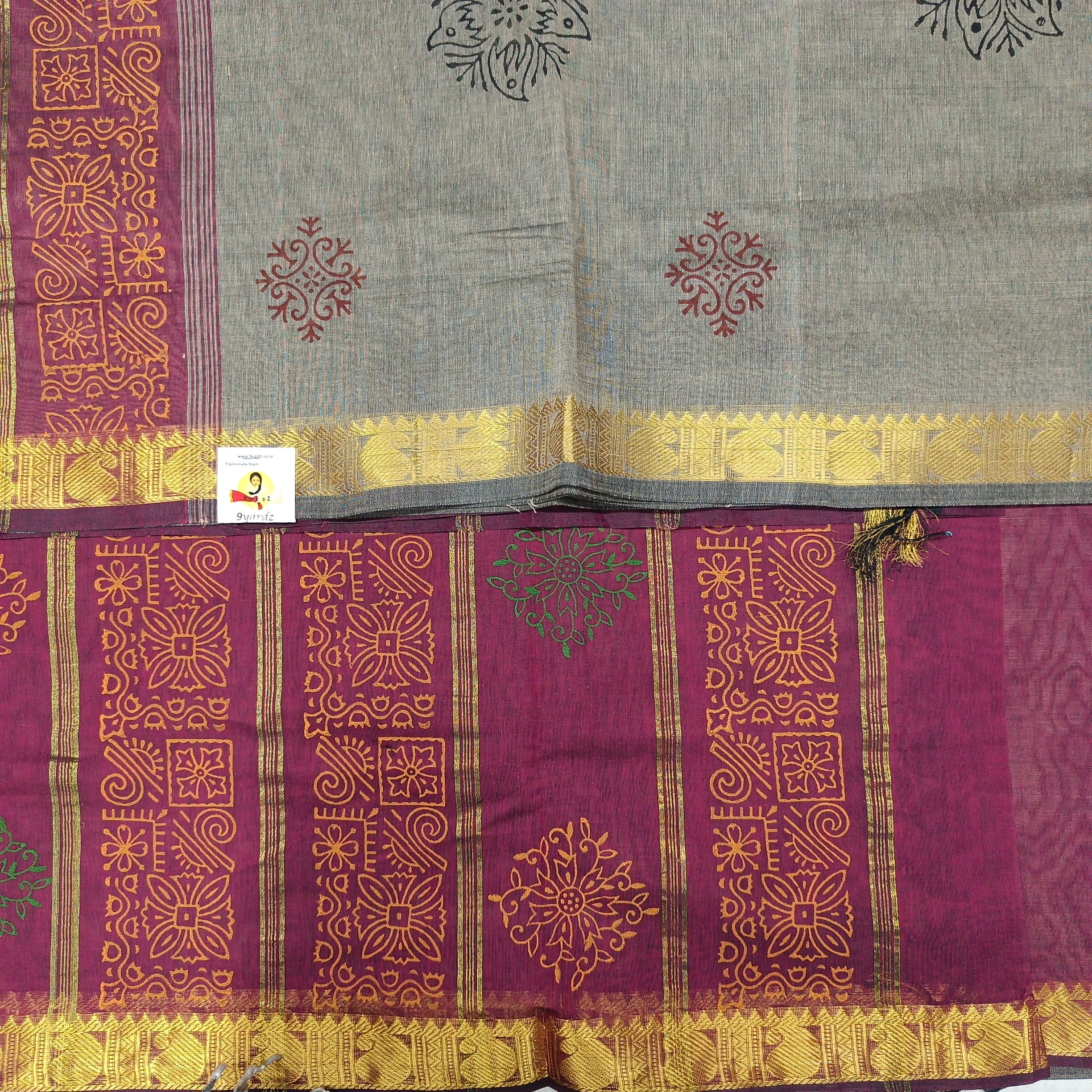 Printed Silk cotton 6yards