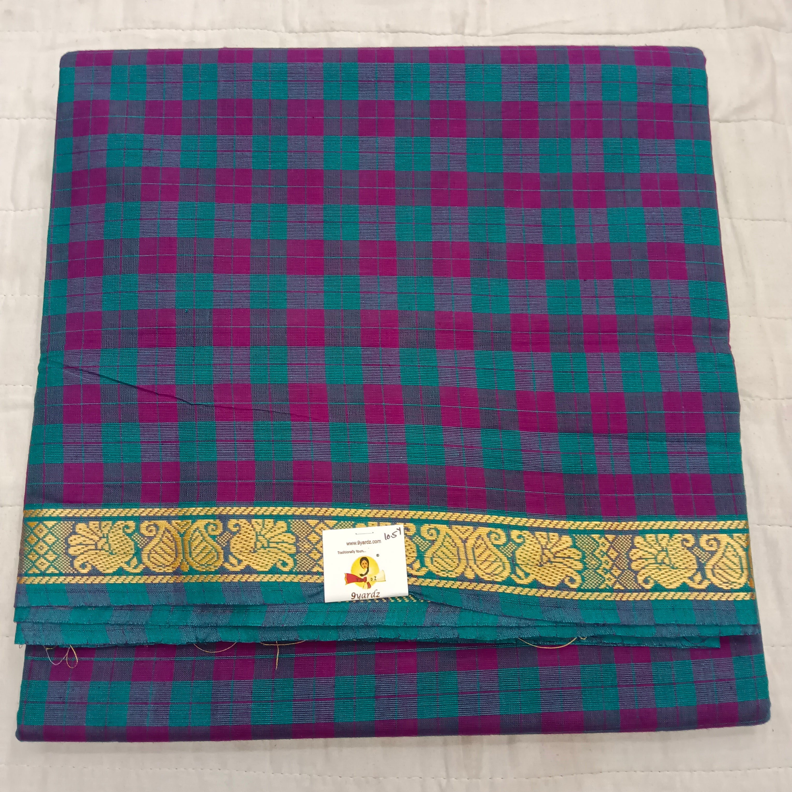Chettinadu / Karaikudi cotton 10.5 yards madisar