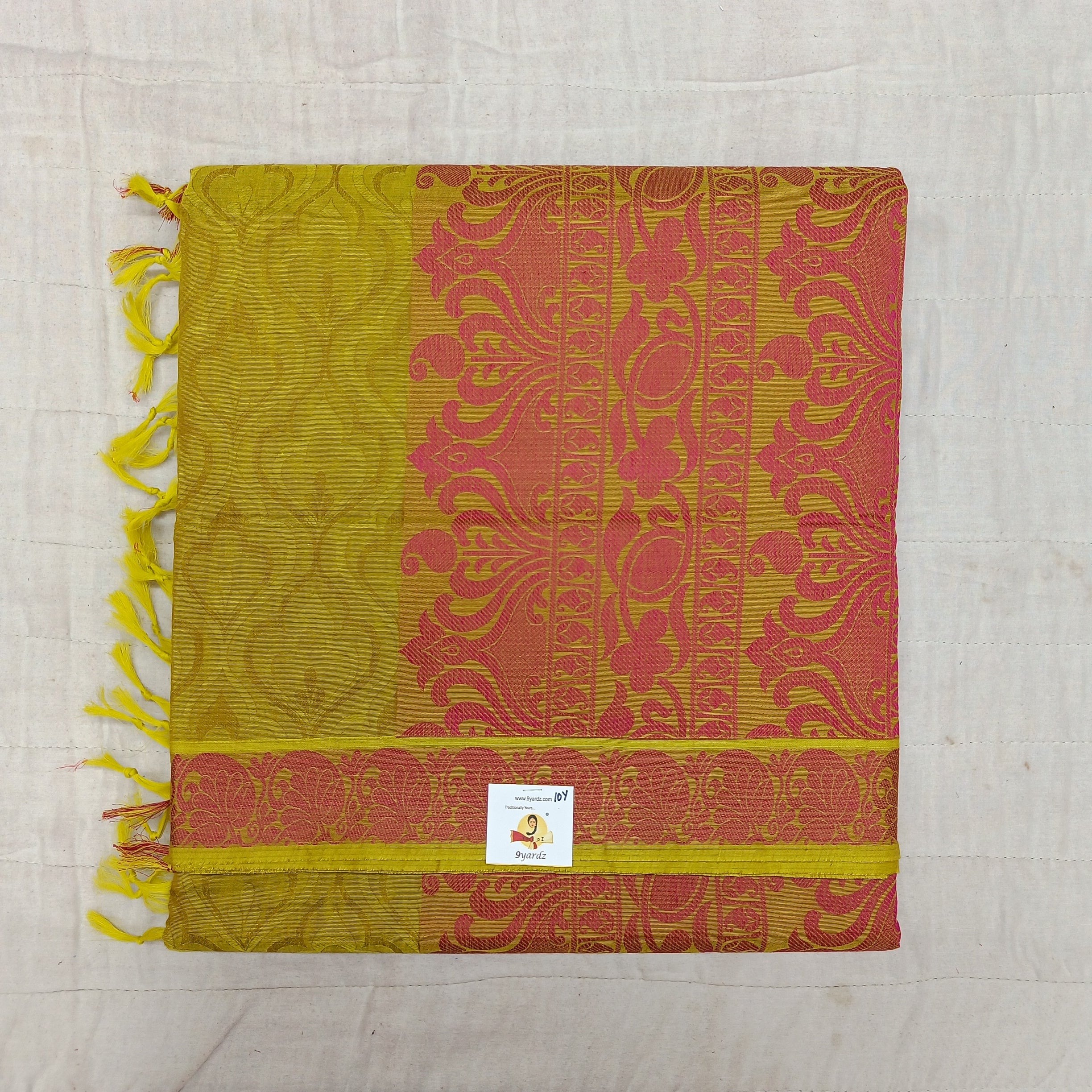 Rich Cotton Embossed sarees
