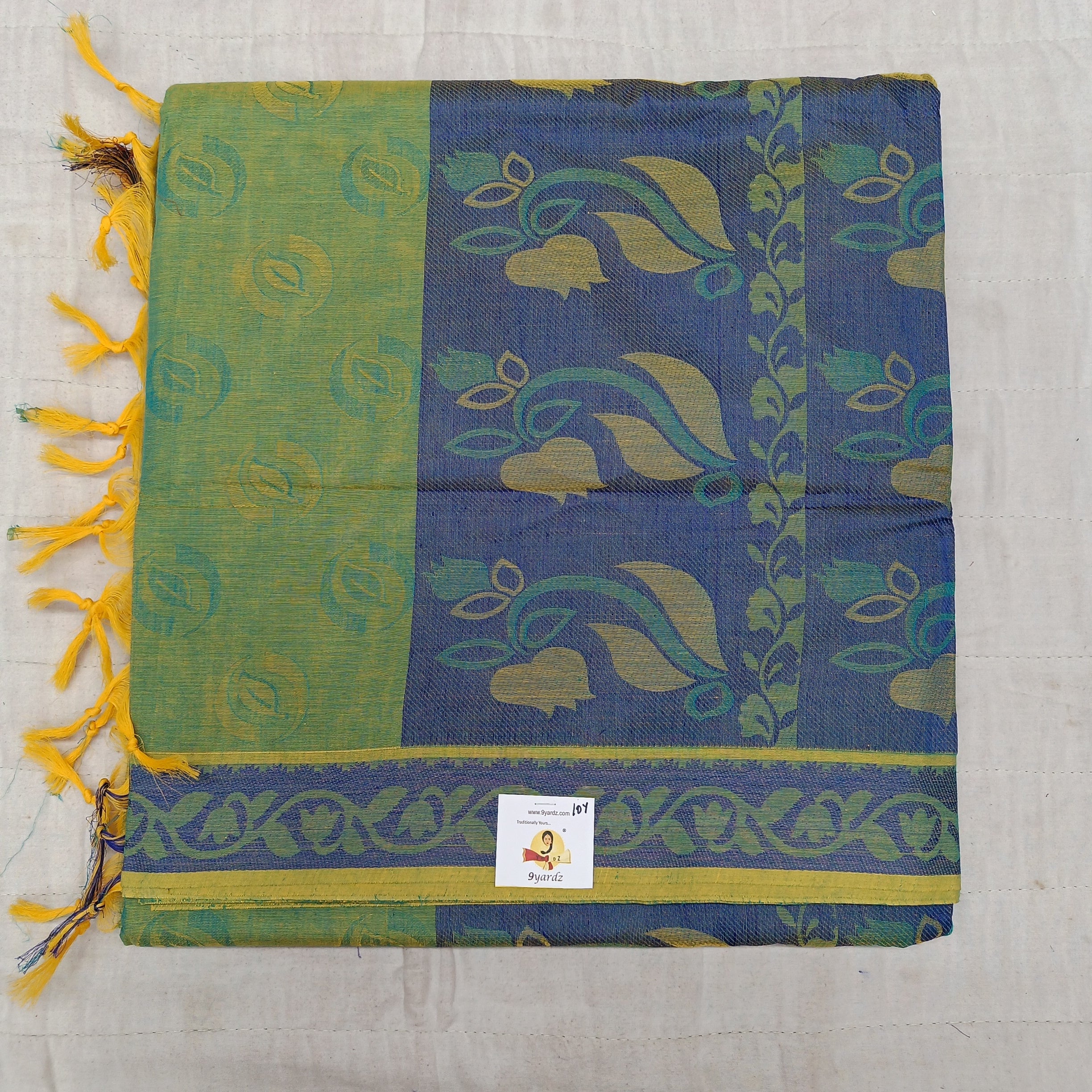 Rich Cotton Embossed sarees
