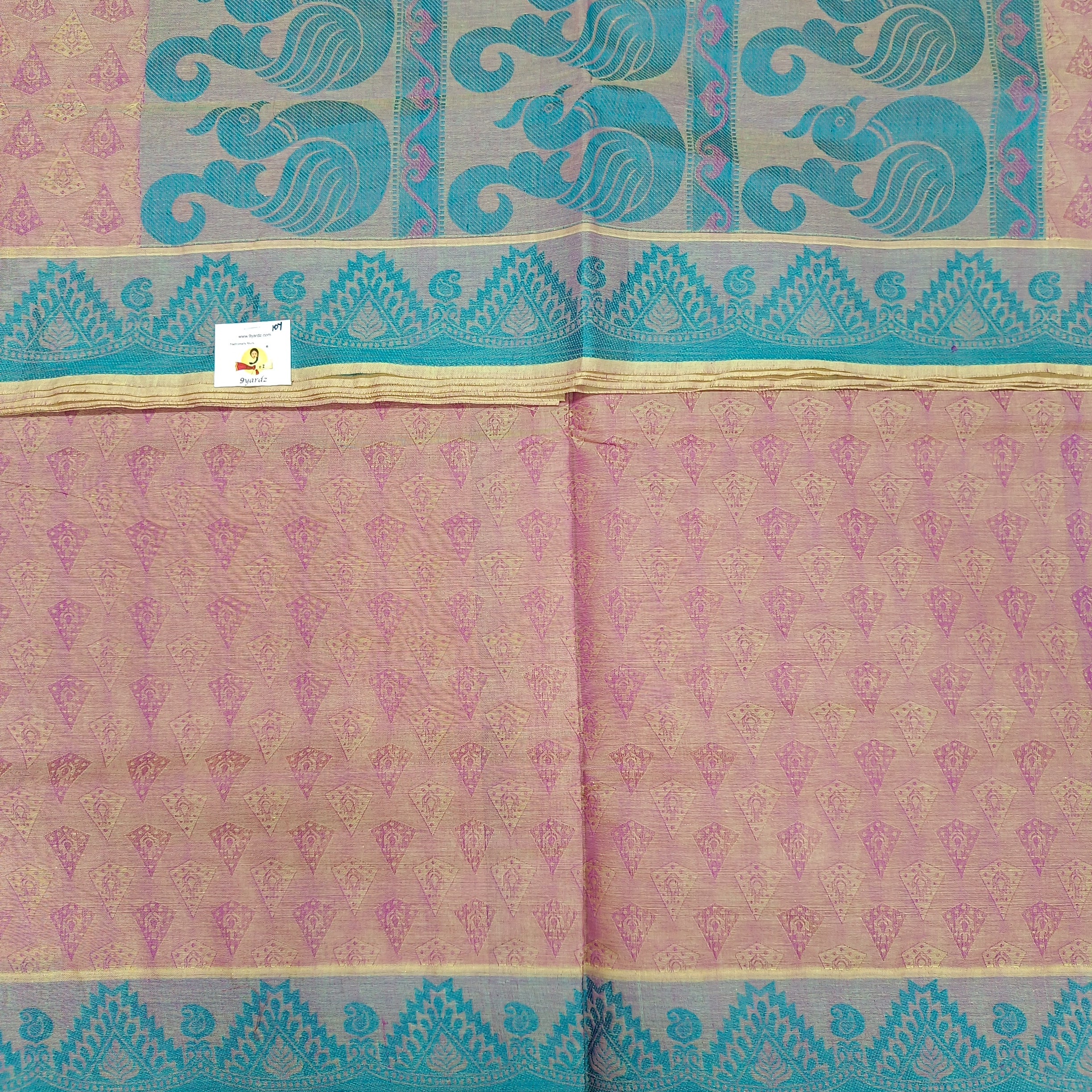Rich Cotton Embossed sarees