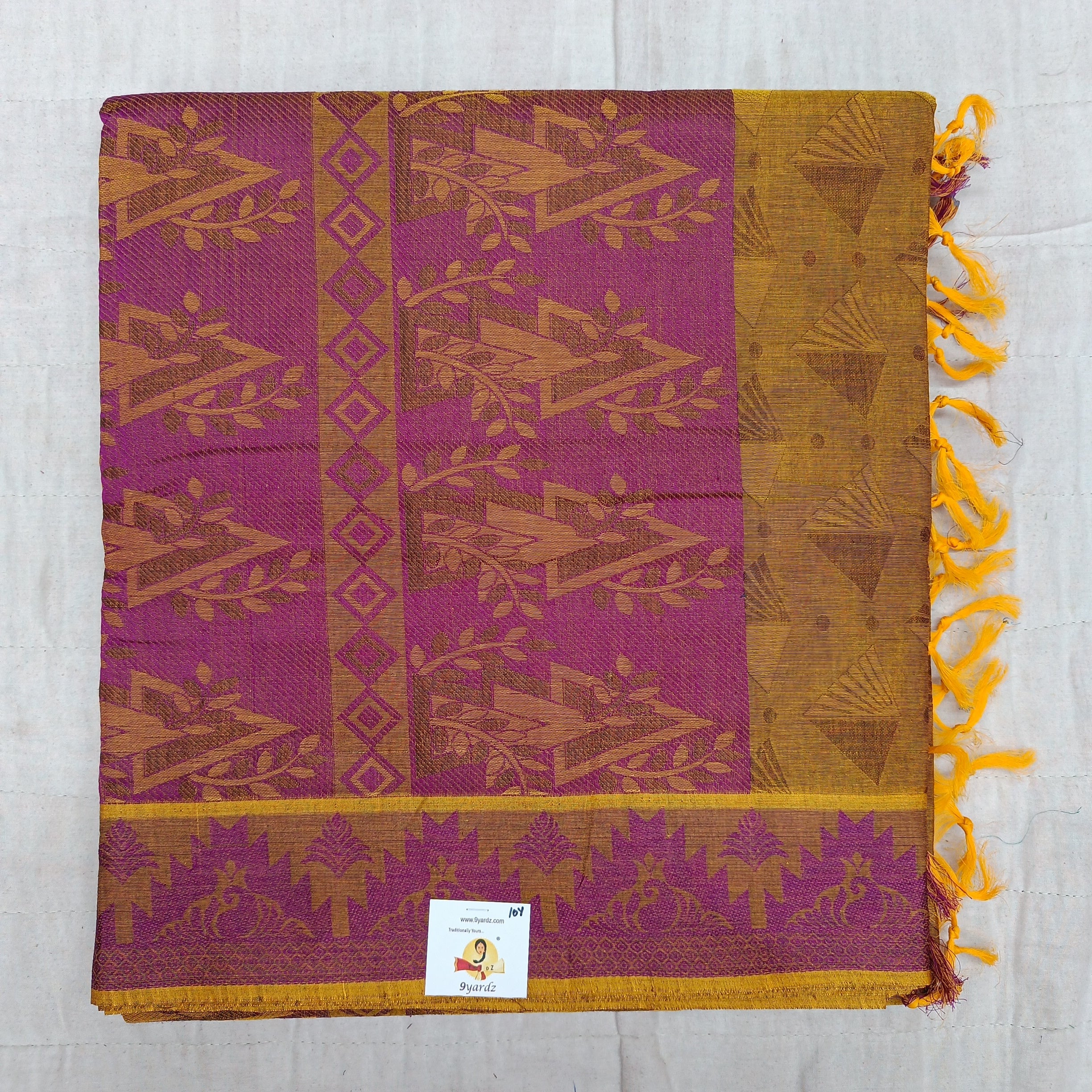 Rich Cotton Embossed sarees