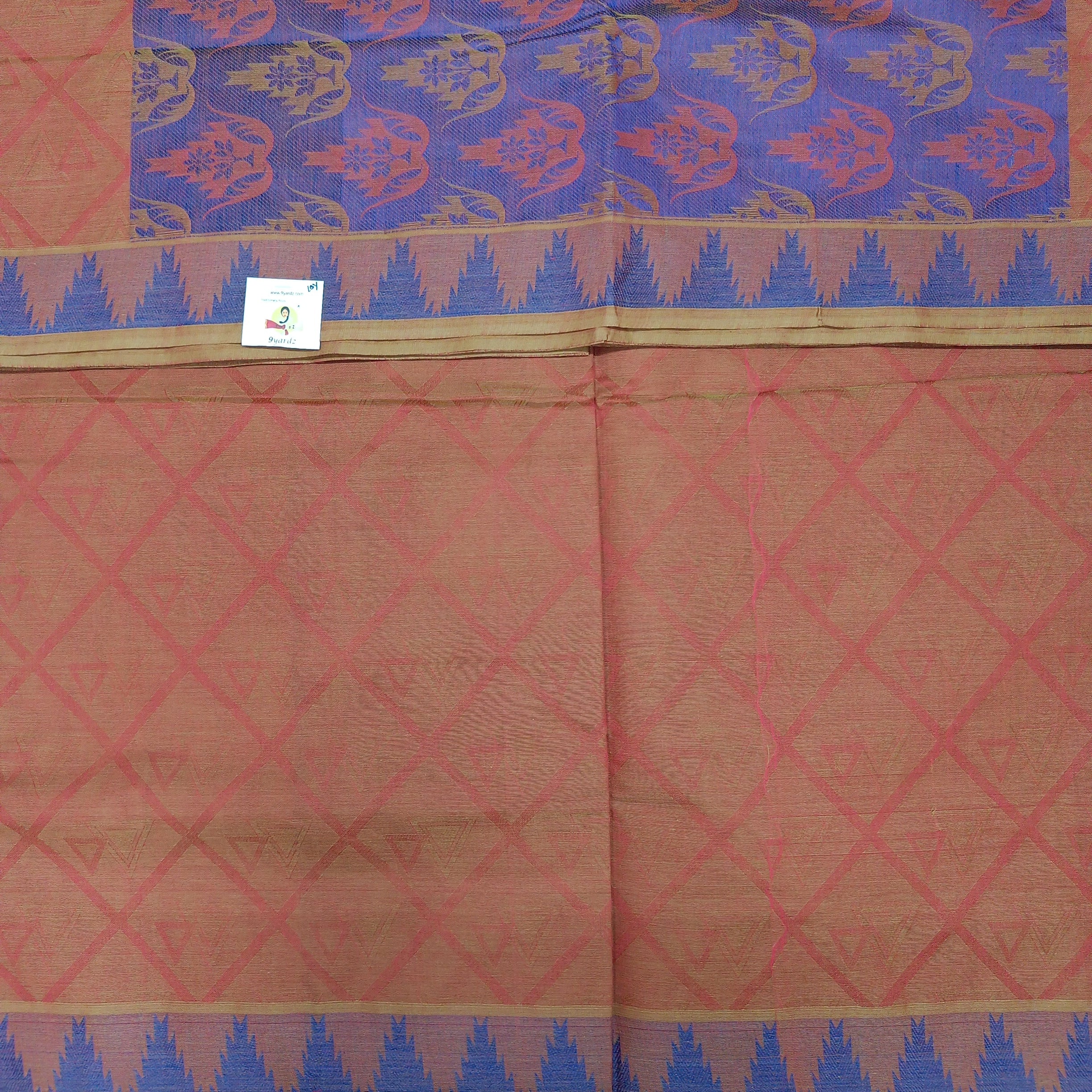 Rich Cotton Embossed sarees