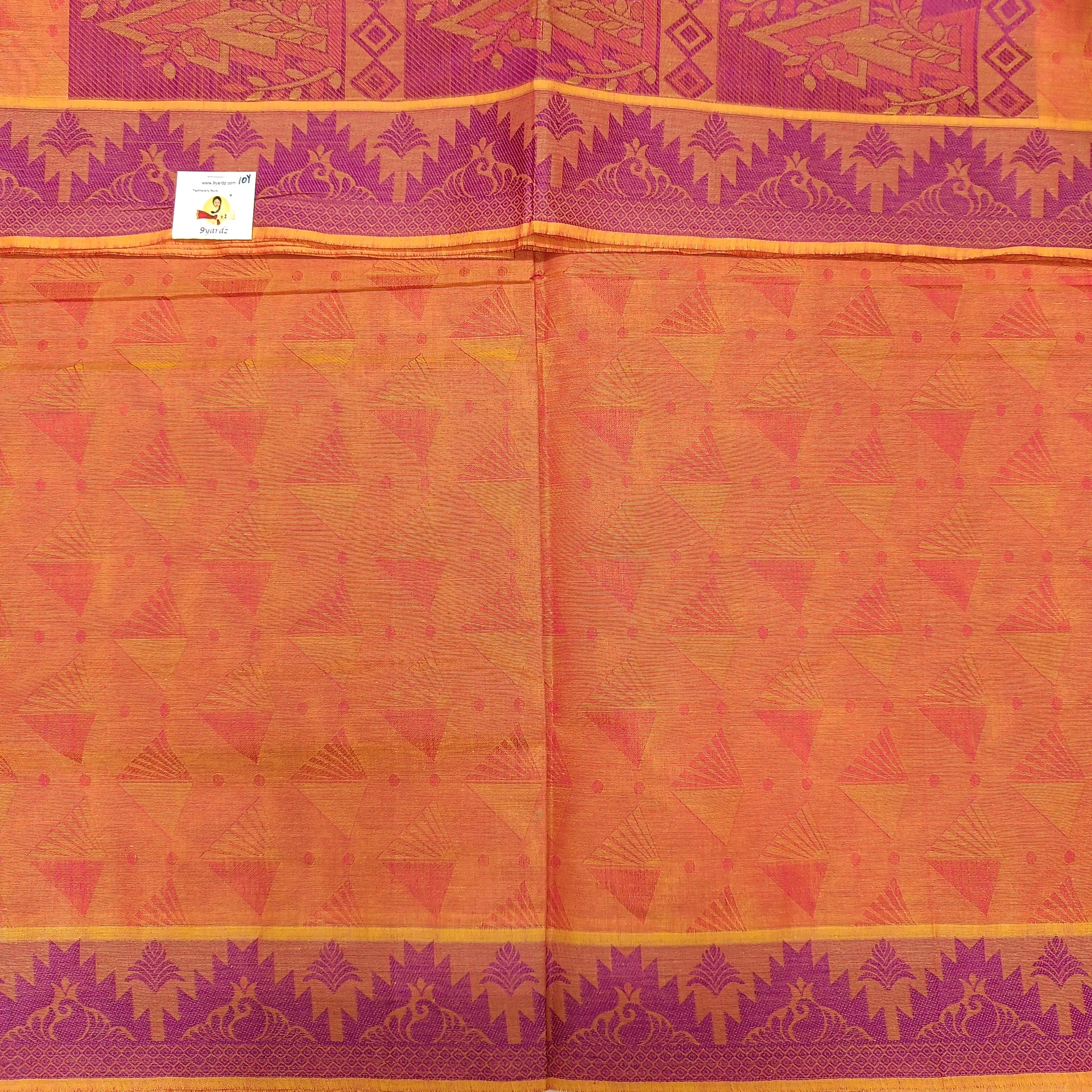 Rich Cotton Embossed sarees