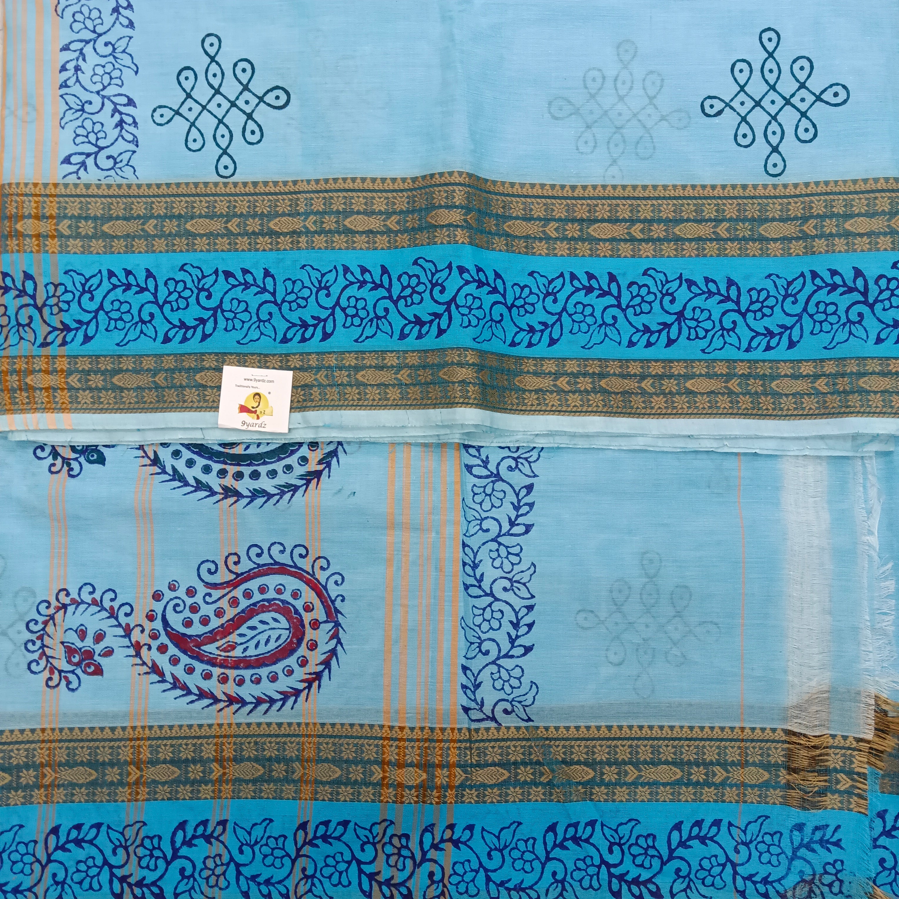 Arupukottai cotton Printed 10 yards madisar