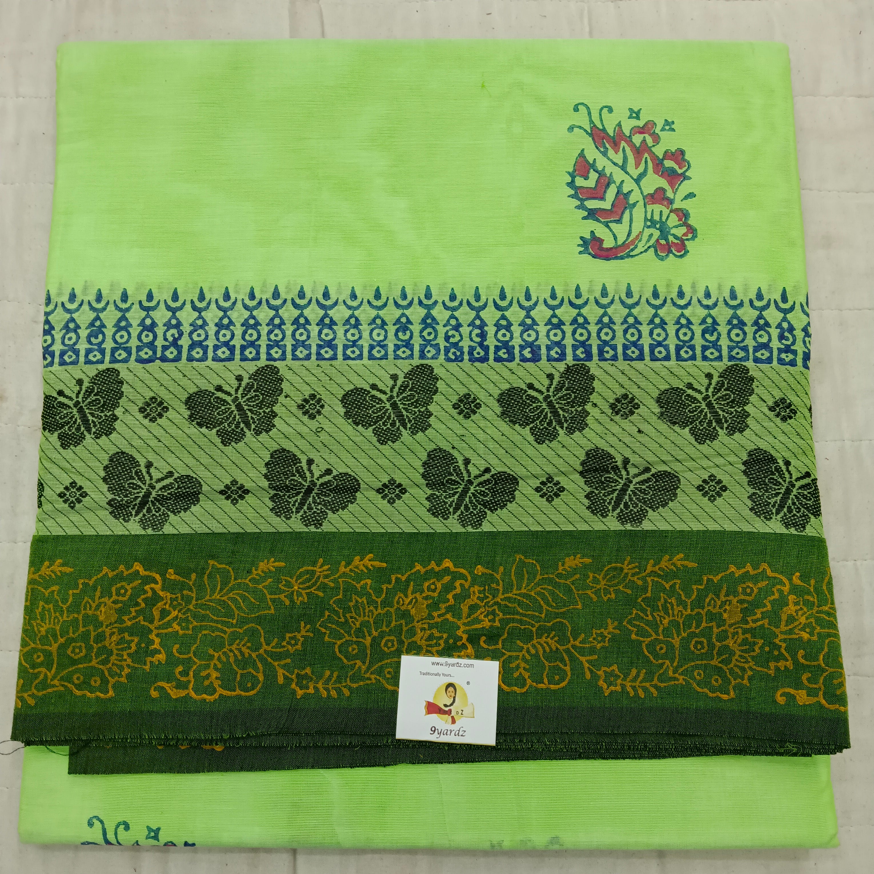 Arupukottai cotton Printed 10 yards madisar