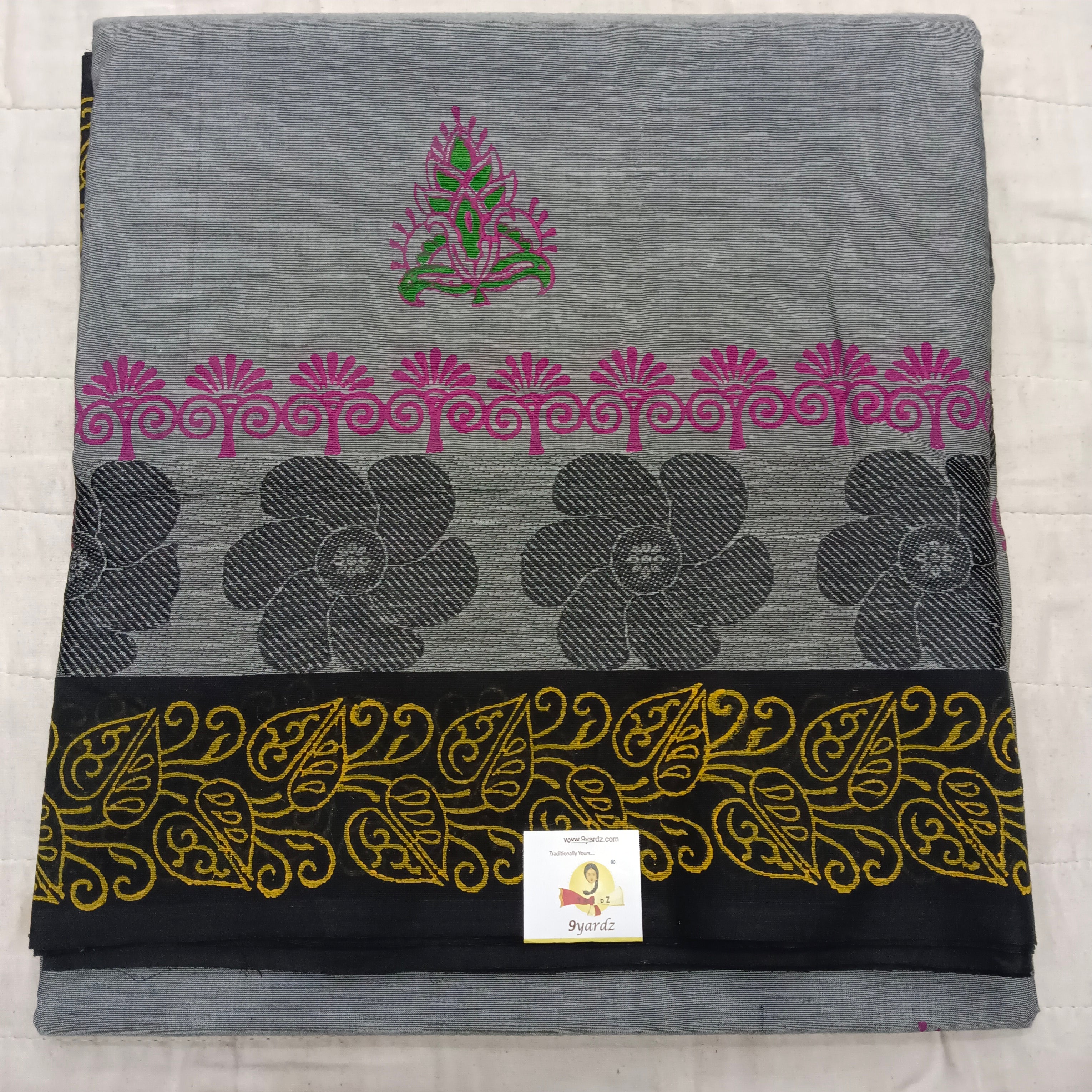 Arupukottai cotton Printed 10 yards madisar
