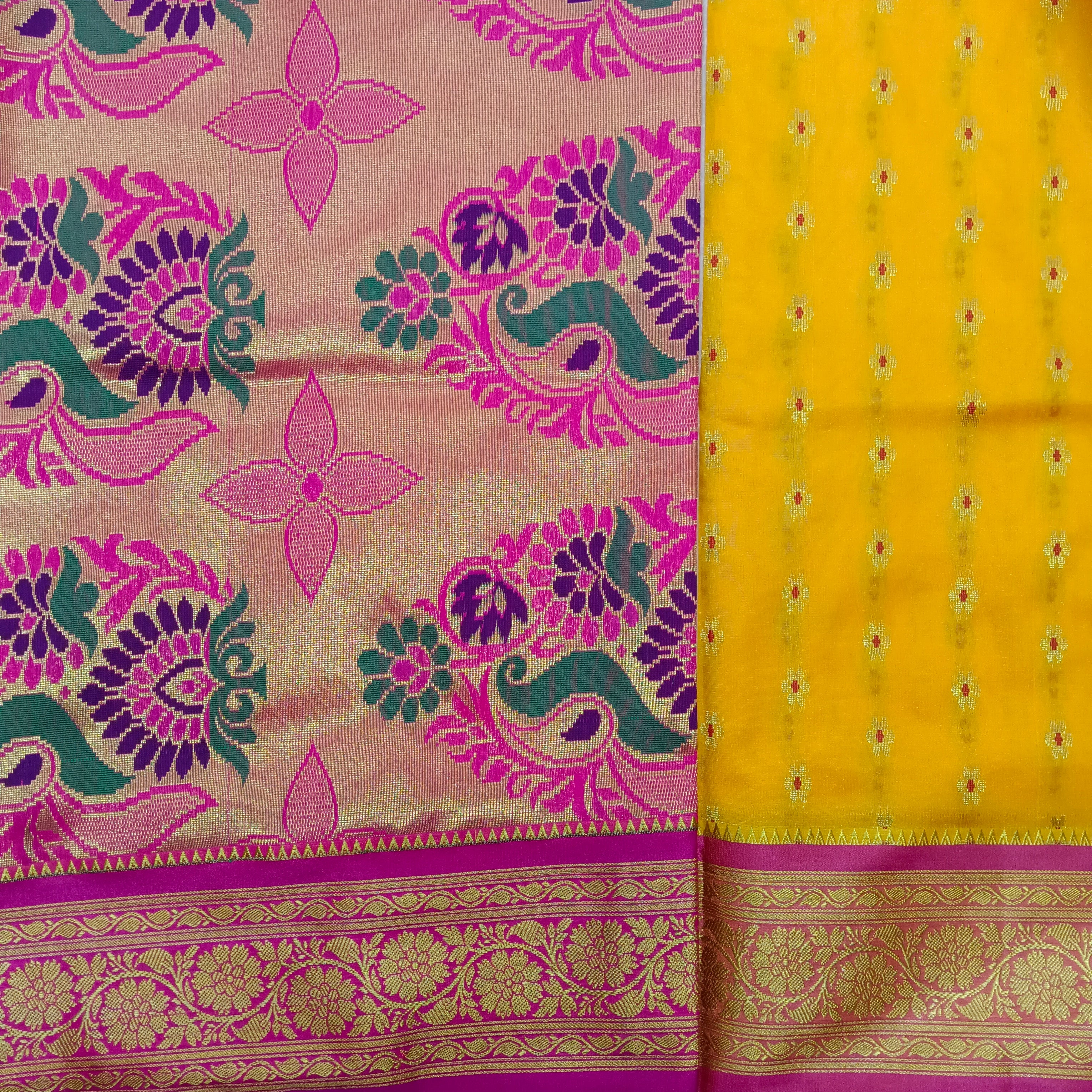 Paithani Art Silk Madisar