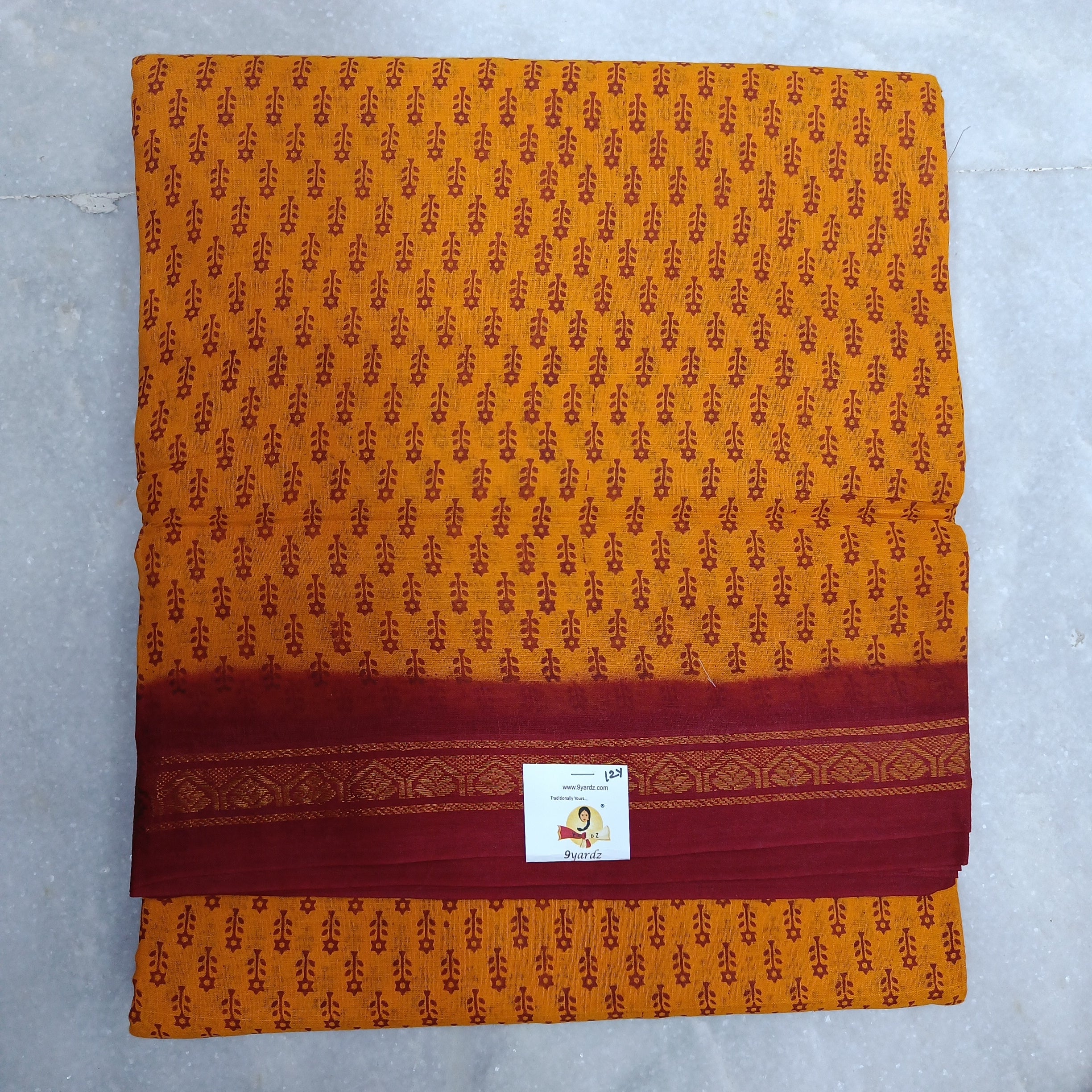 Sungudi cotton 12 yardz