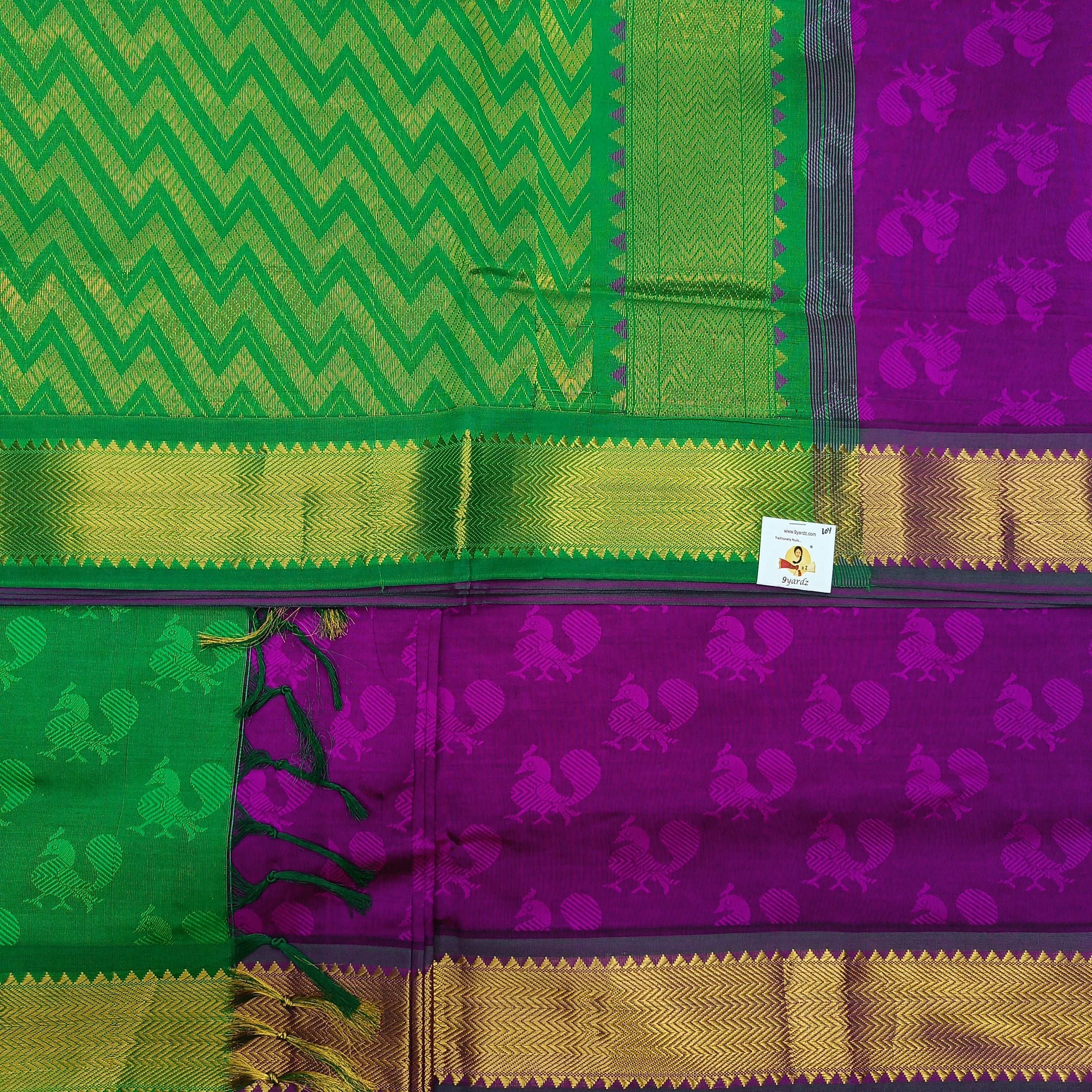 Semi Silk cotton Madisar Embossed