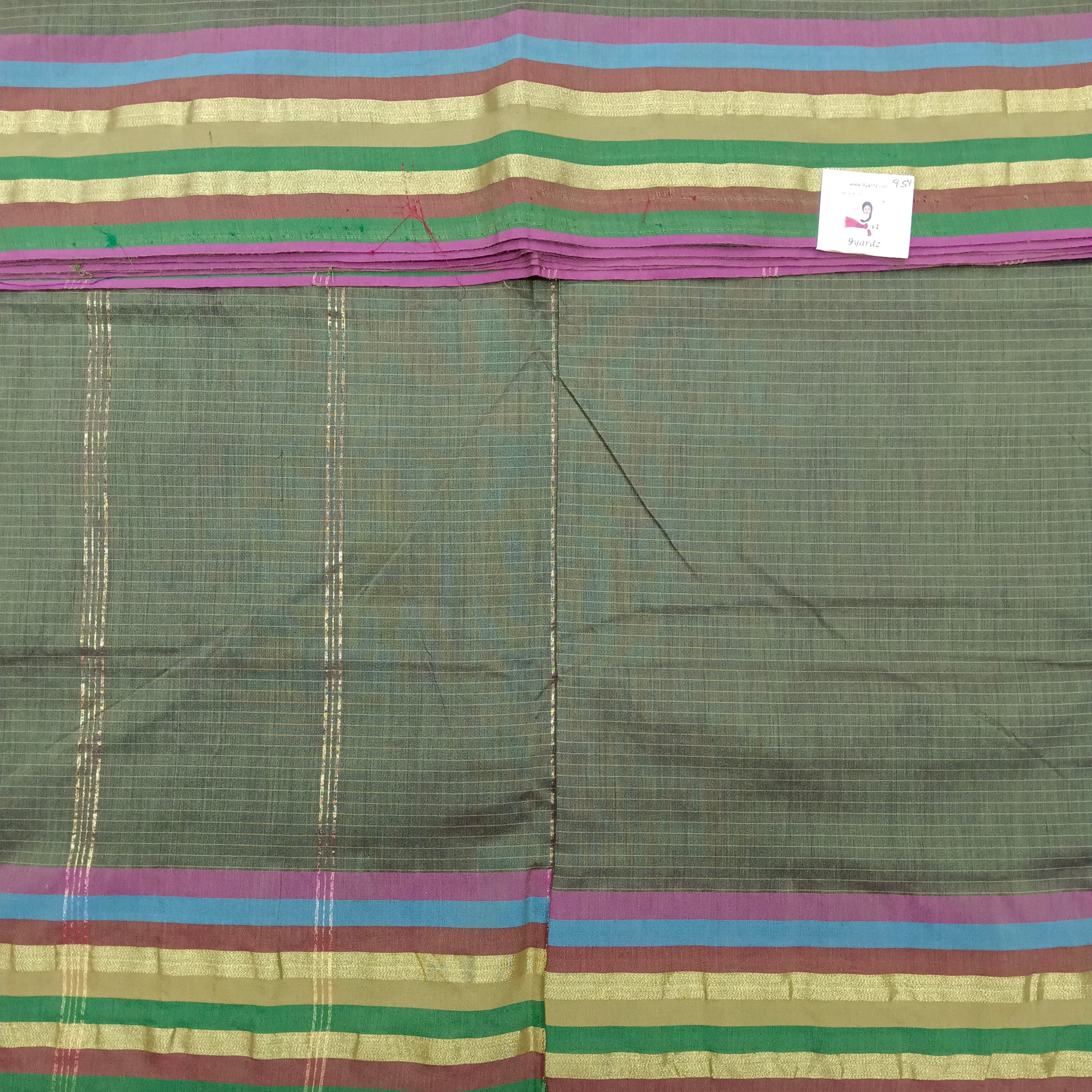 Kalyani Cotton lines 9.5 yards