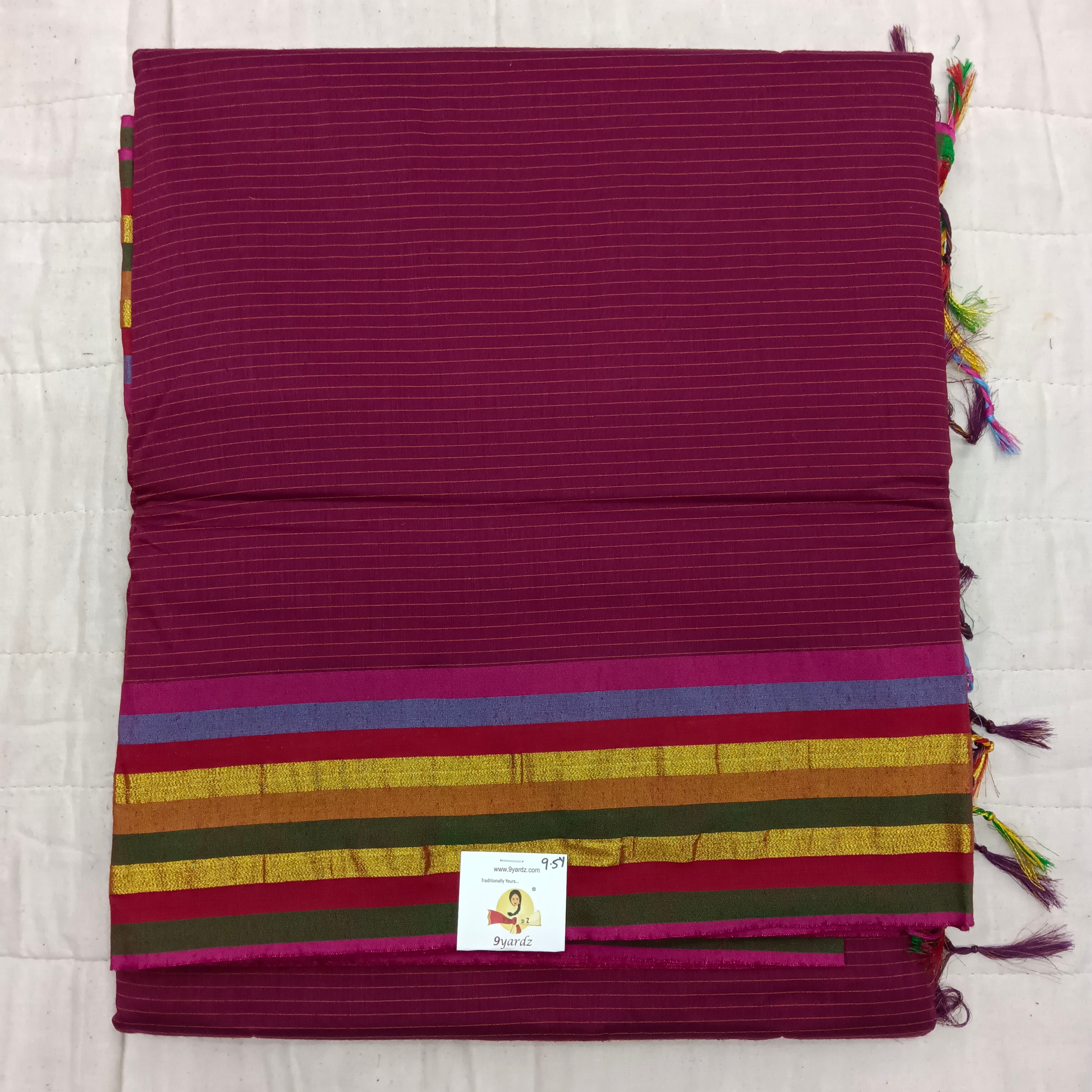 Kalyani Cotton lines 9.5 yards