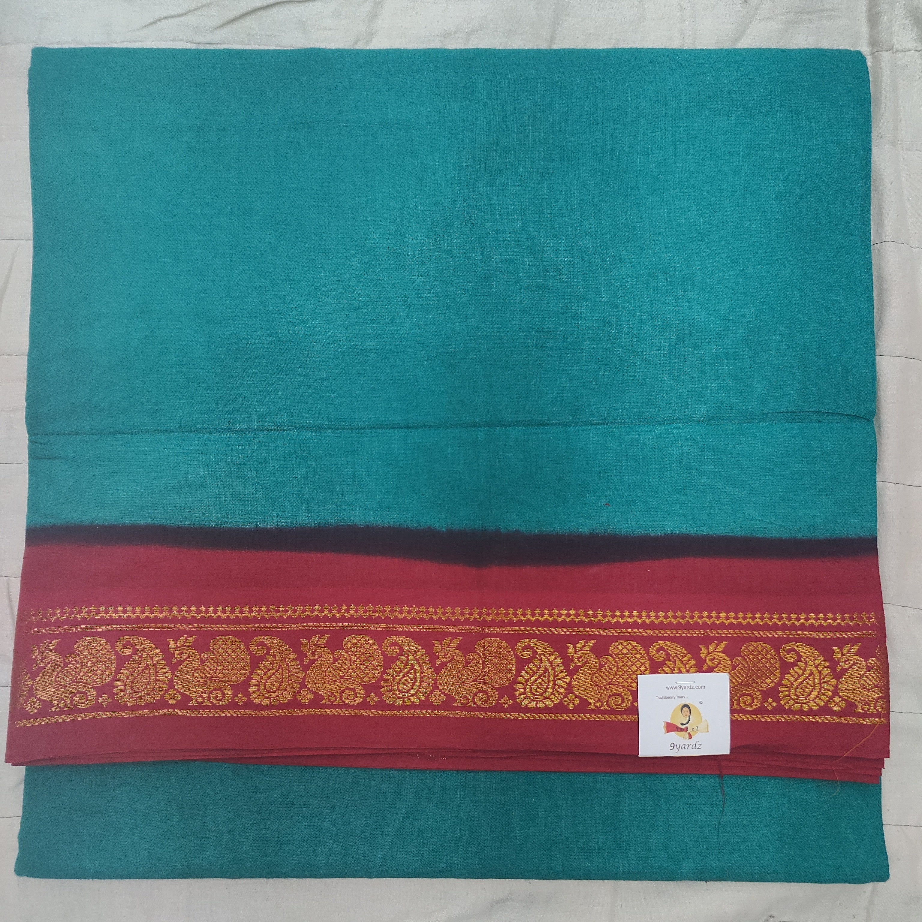 Plain Body Sungudi 10.5 yardz