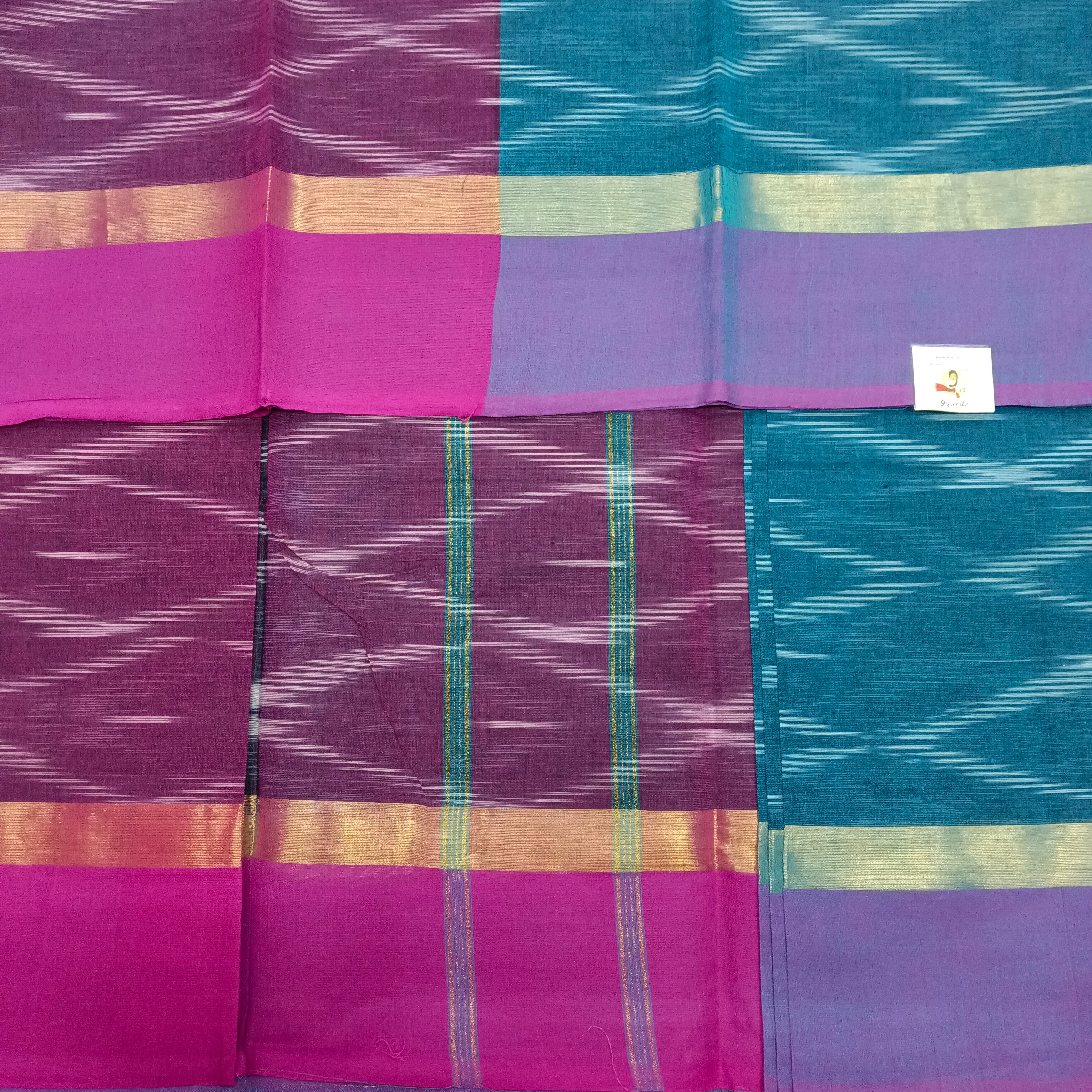 Ikat Cotton sarees 6Yardz