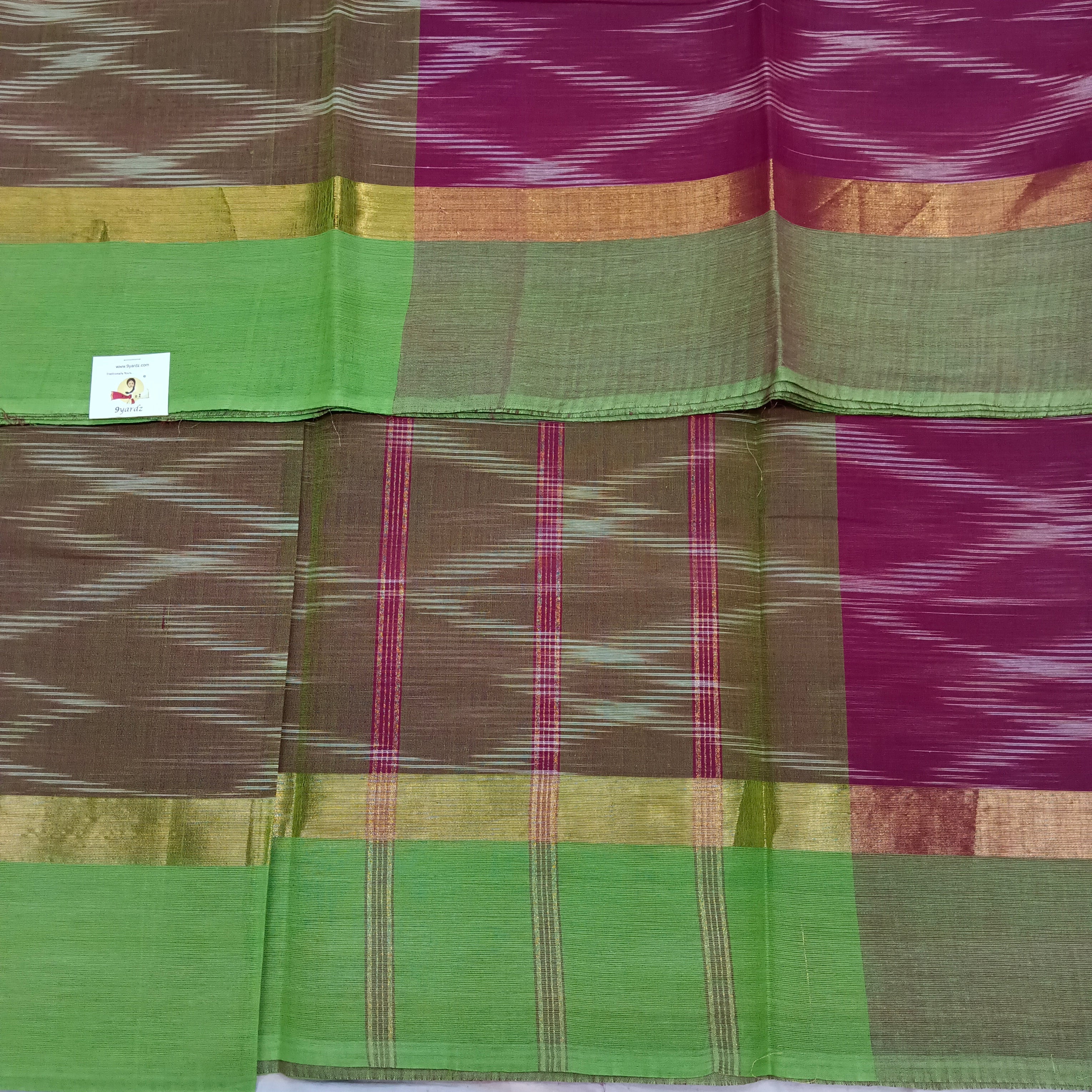 Ikat Cotton sarees 6Yardz