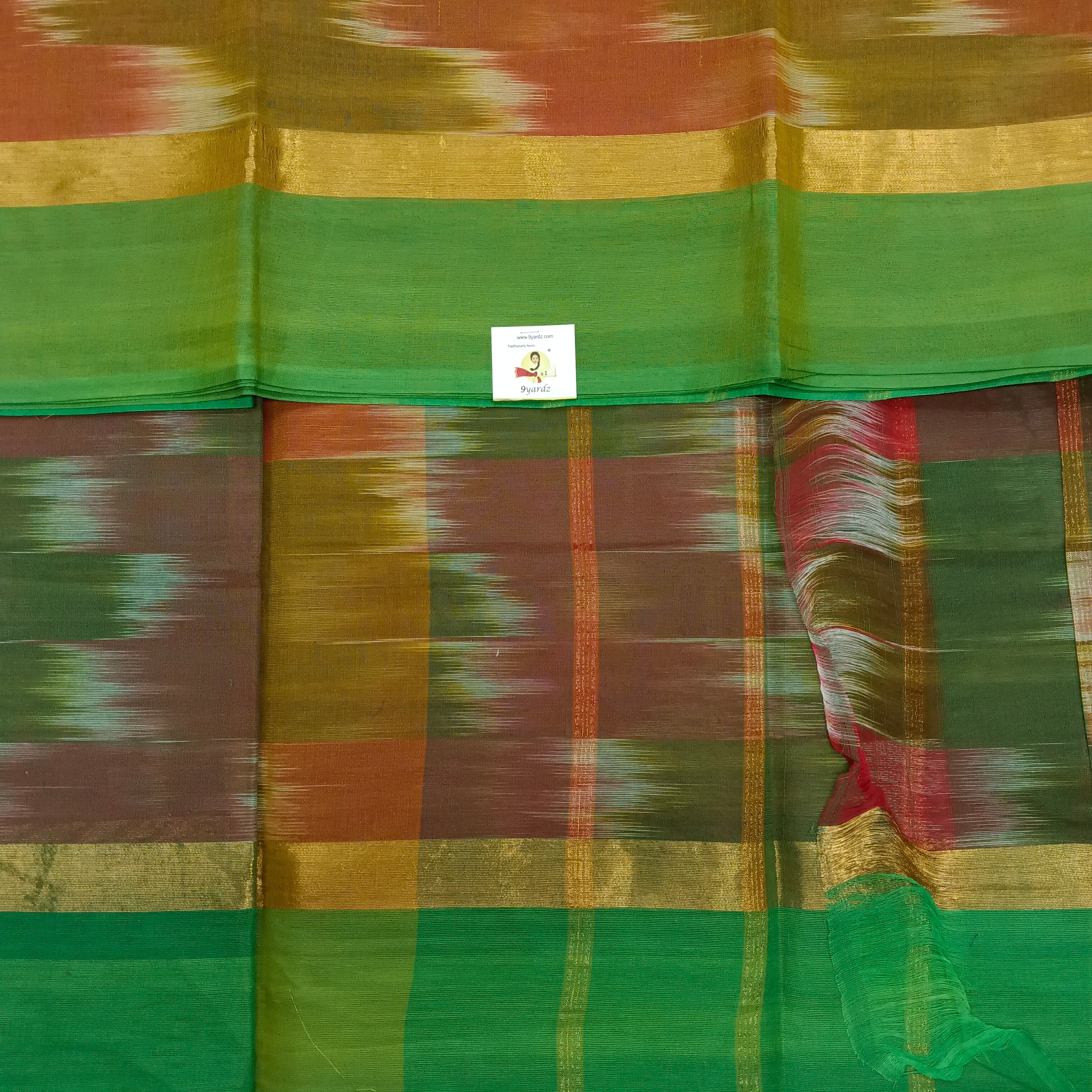 Ikat Cotton sarees 6Yardz