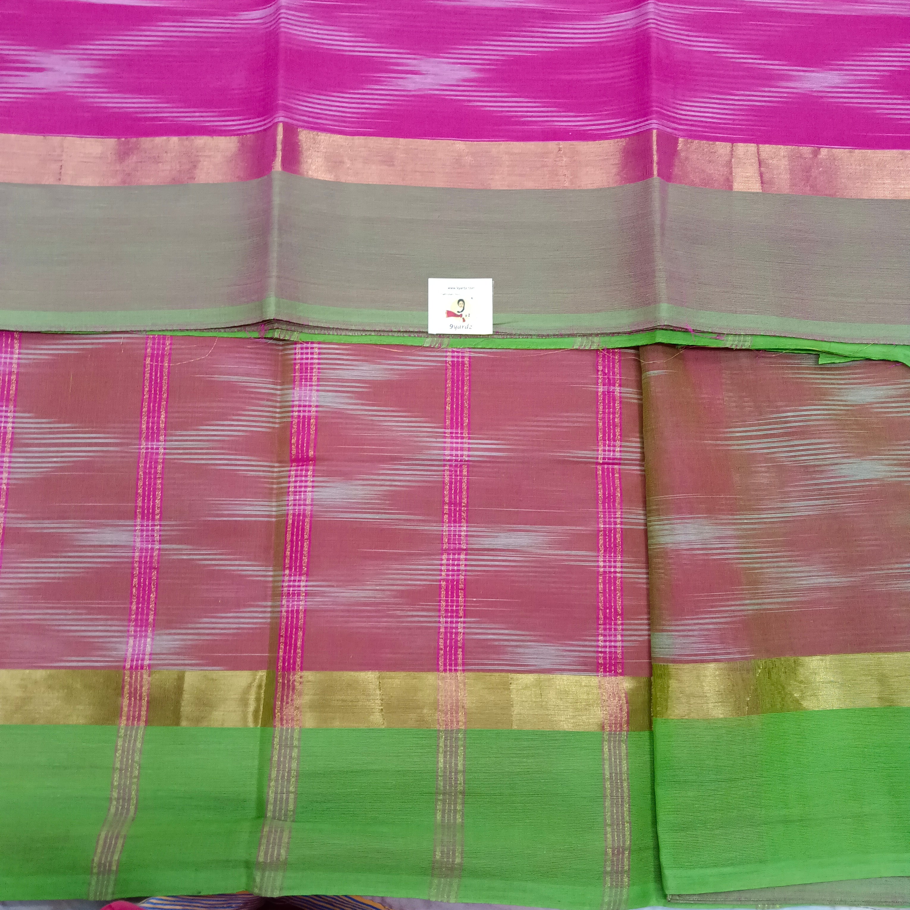 Ikat Cotton sarees 6Yardz