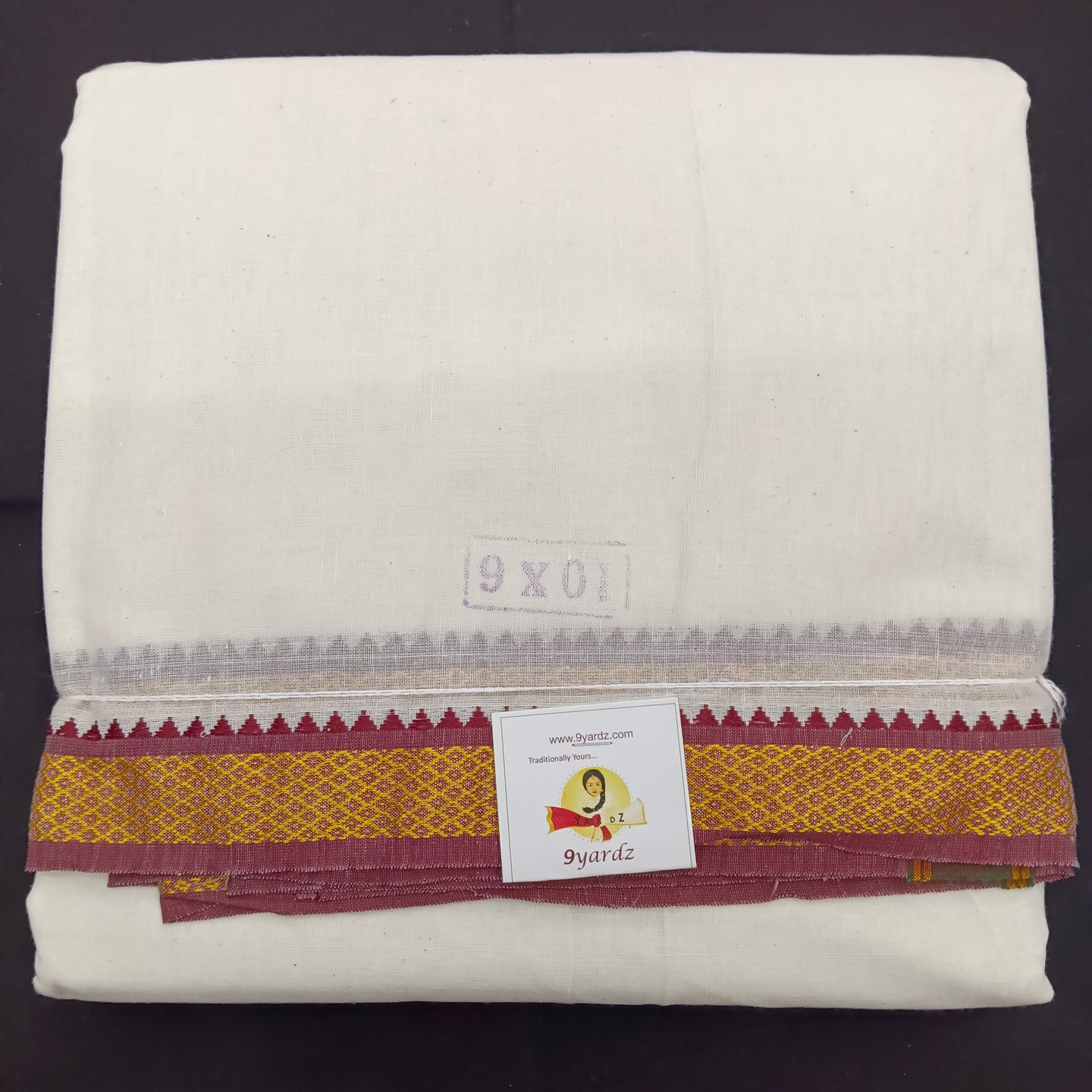 Nagari Cotton Dhothi 10*6