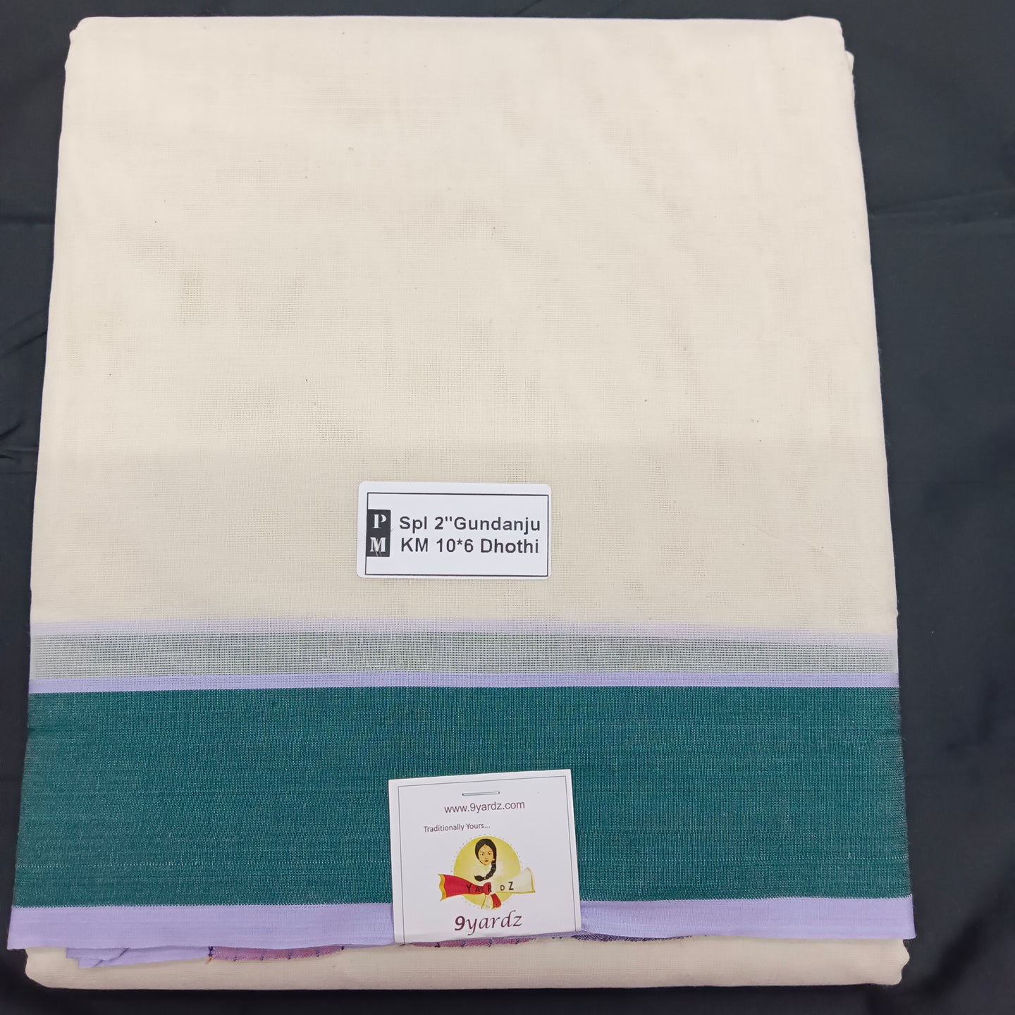 Nagari Cotton Dhothi 10*6