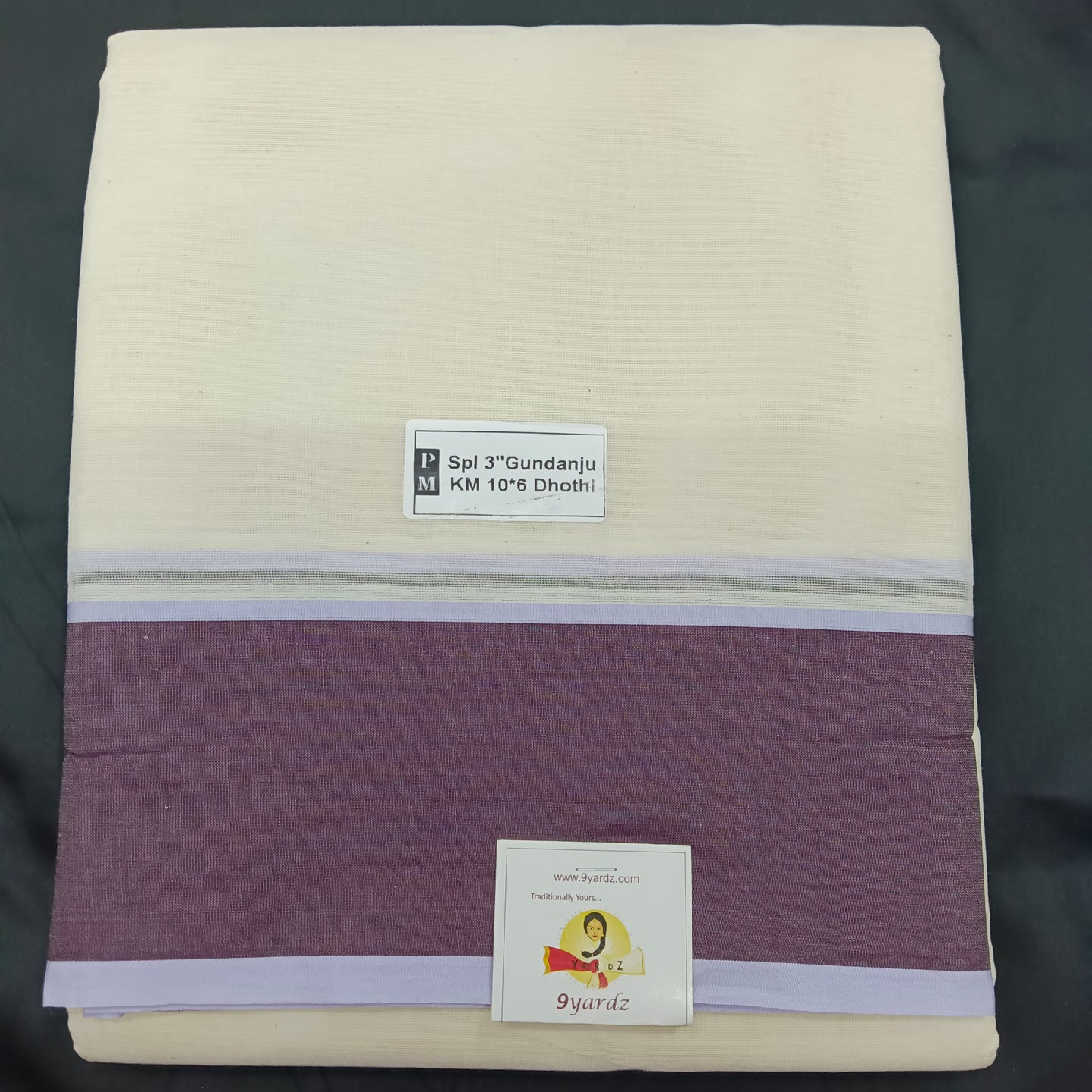 Nagari Cotton Dhothi 10*6