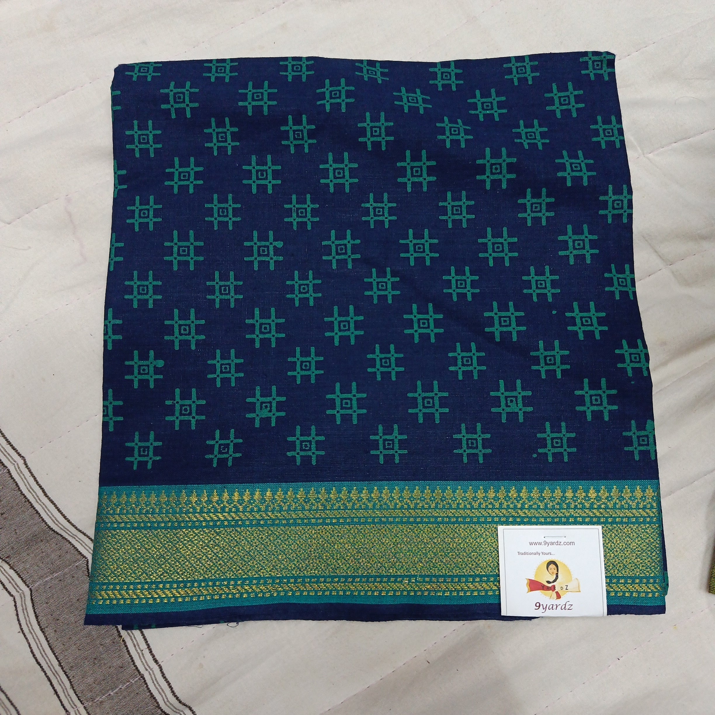 printed cotton blouse bits