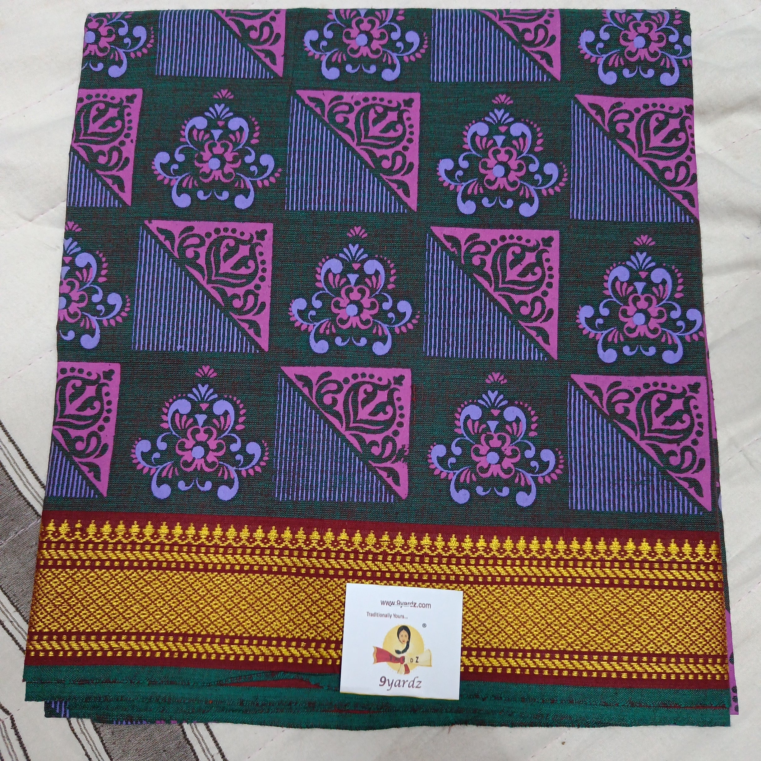 printed cotton blouse bits