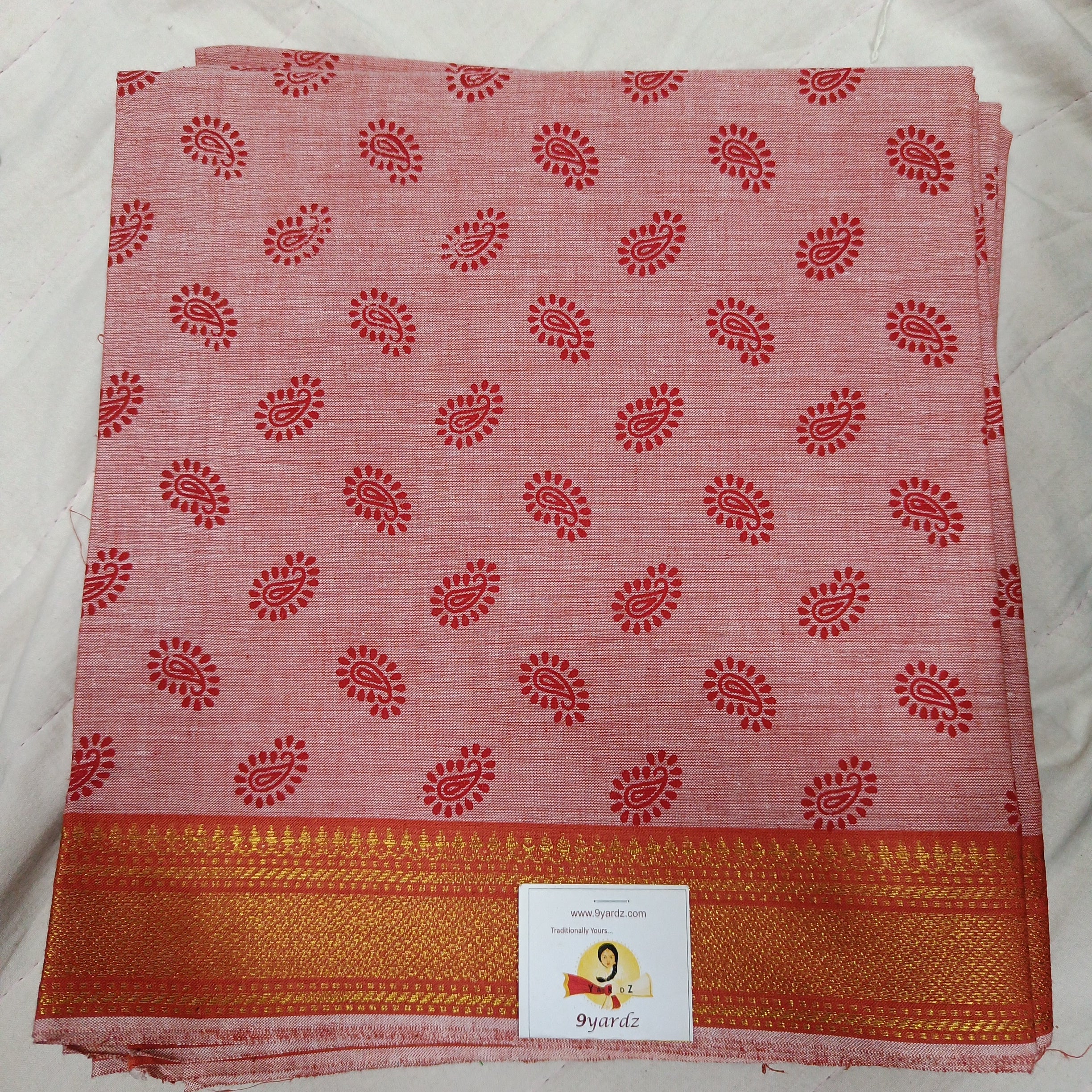 printed cotton blouse bits