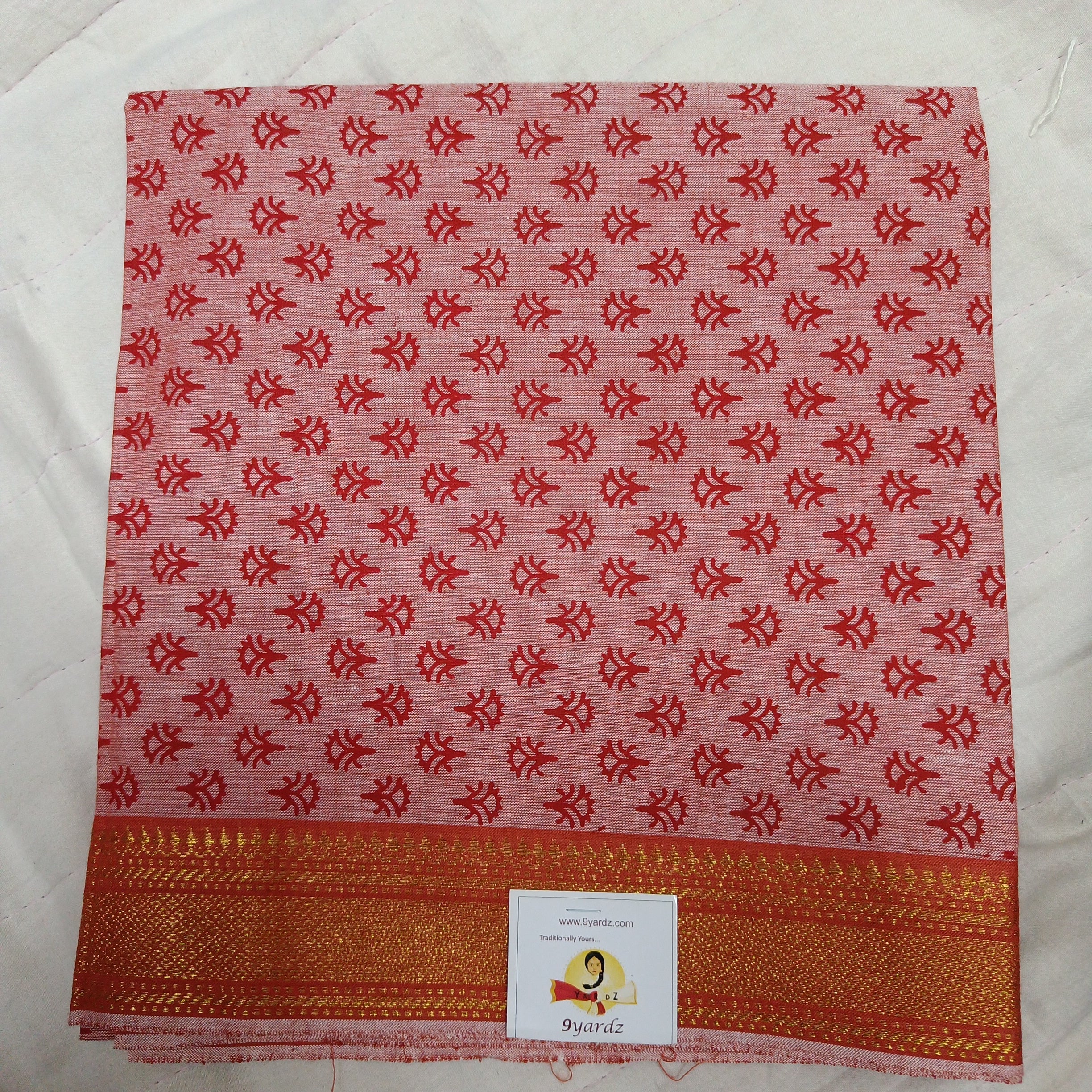 printed cotton blouse bits