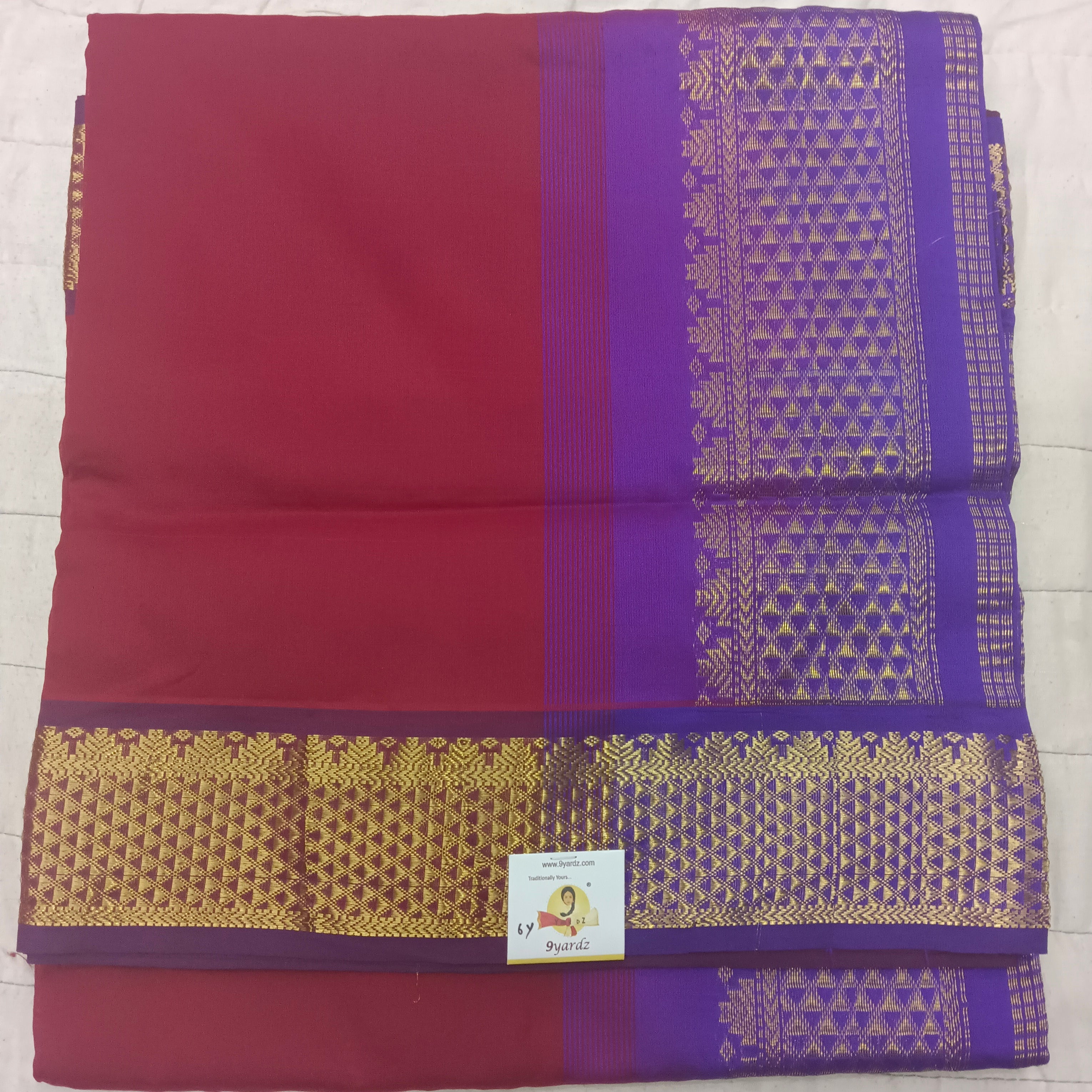 Semi silk cotton 6Yards