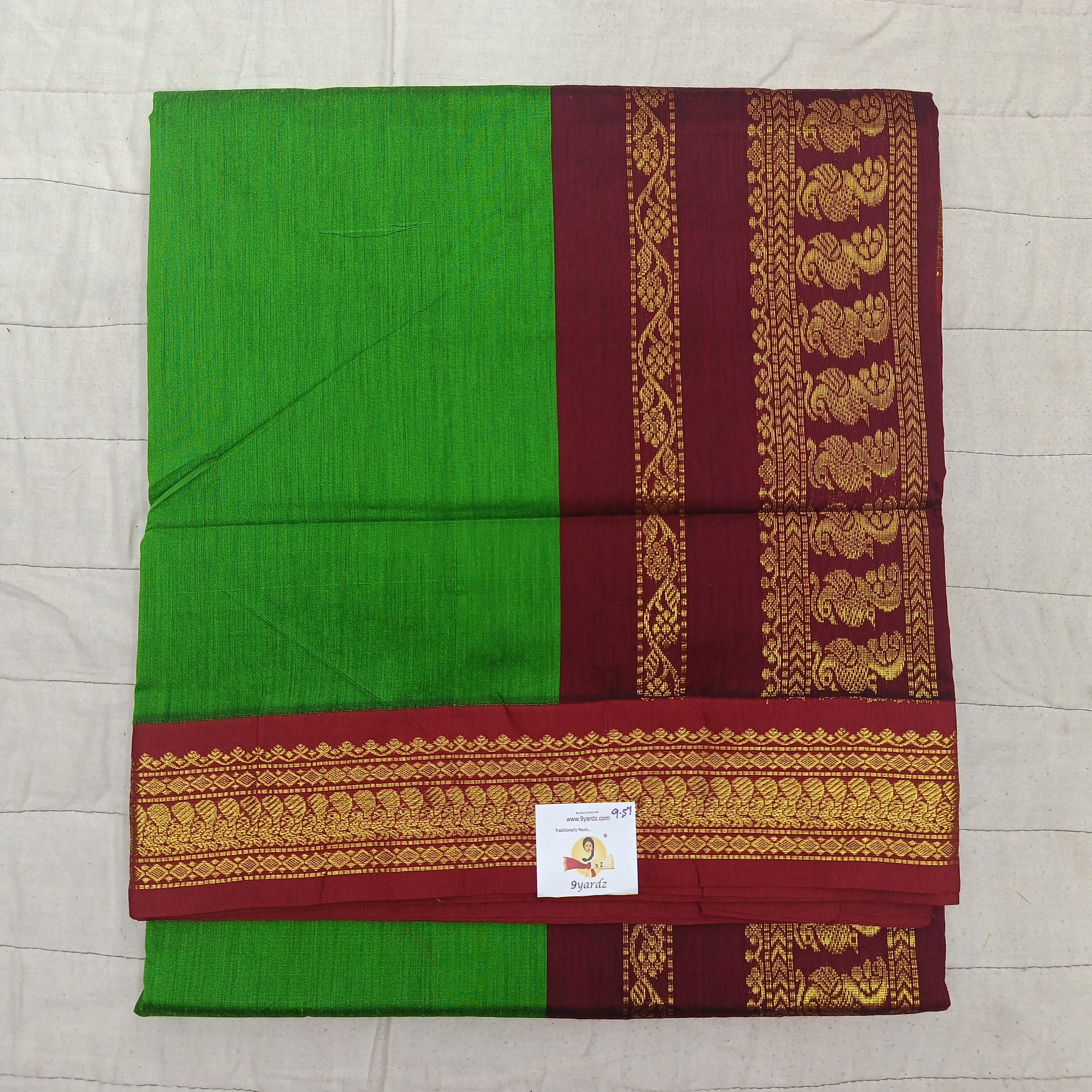 Kalyani Cotton 9.5yards