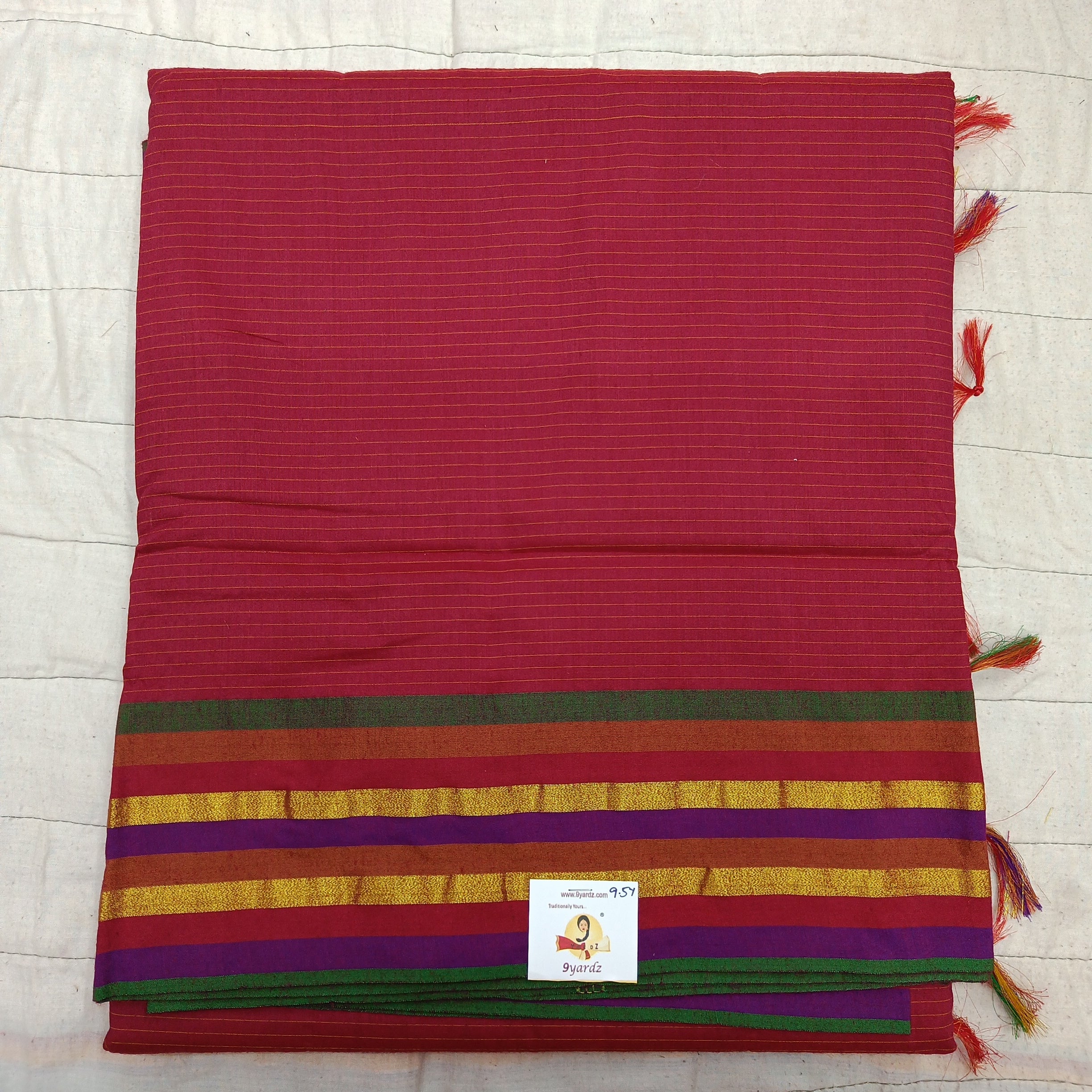 Kalyani Cotton lines 9.5 yards