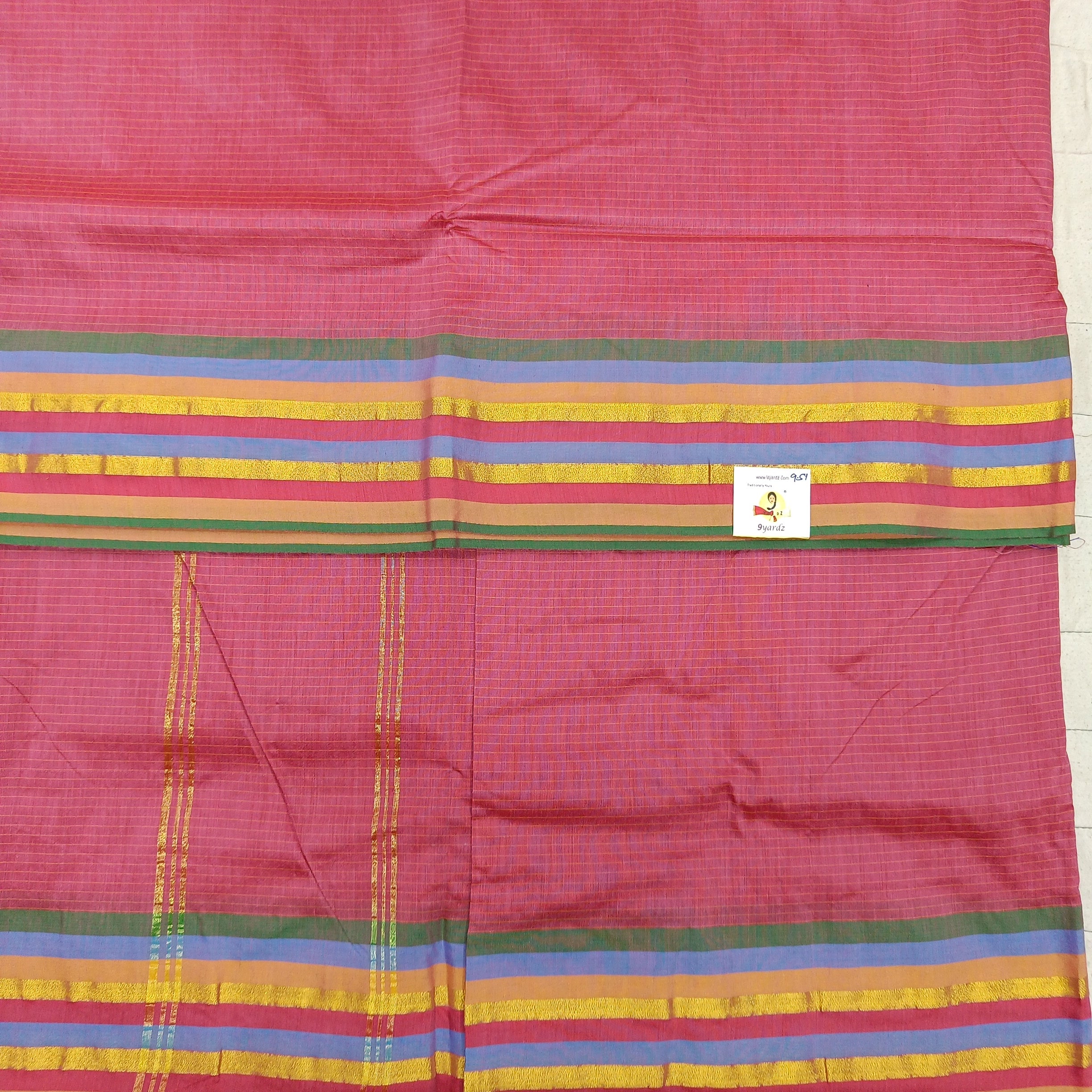 Kalyani Cotton lines 9.5 yards
