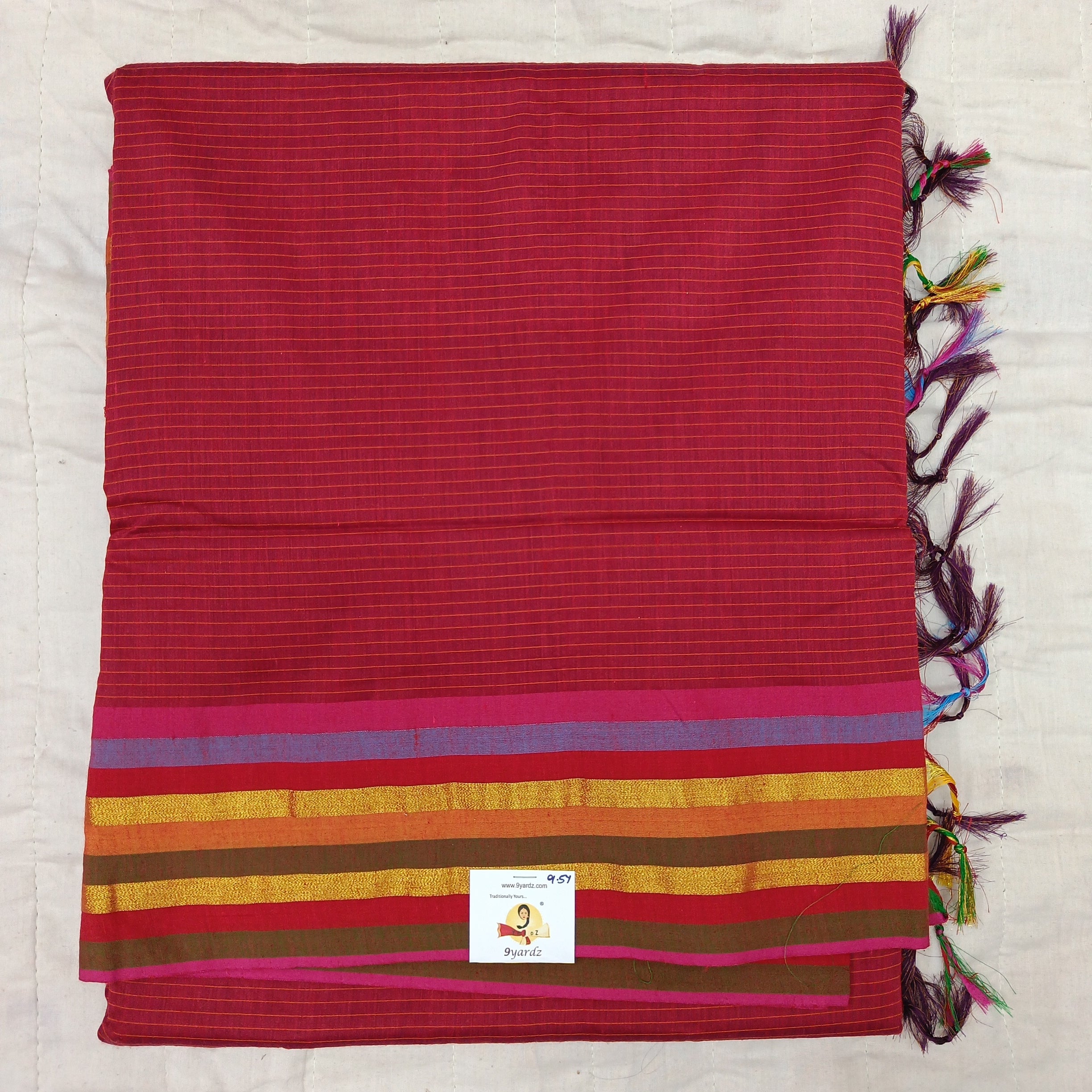 Kalyani Cotton lines 9.5 yards