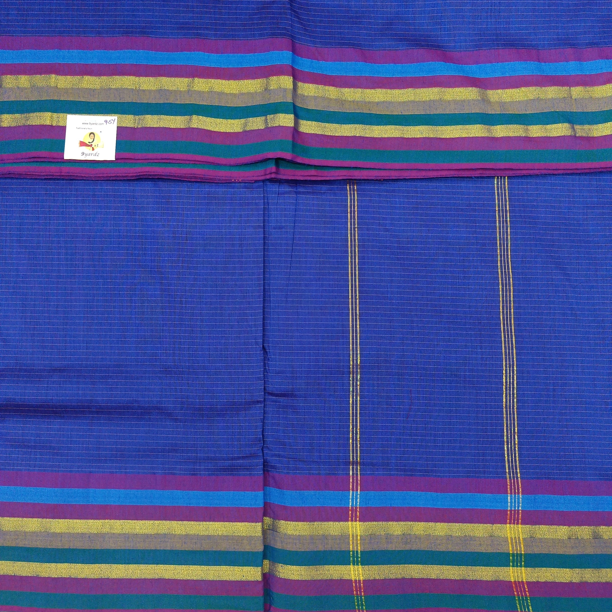 Kalyani Cotton lines 9.5 yards