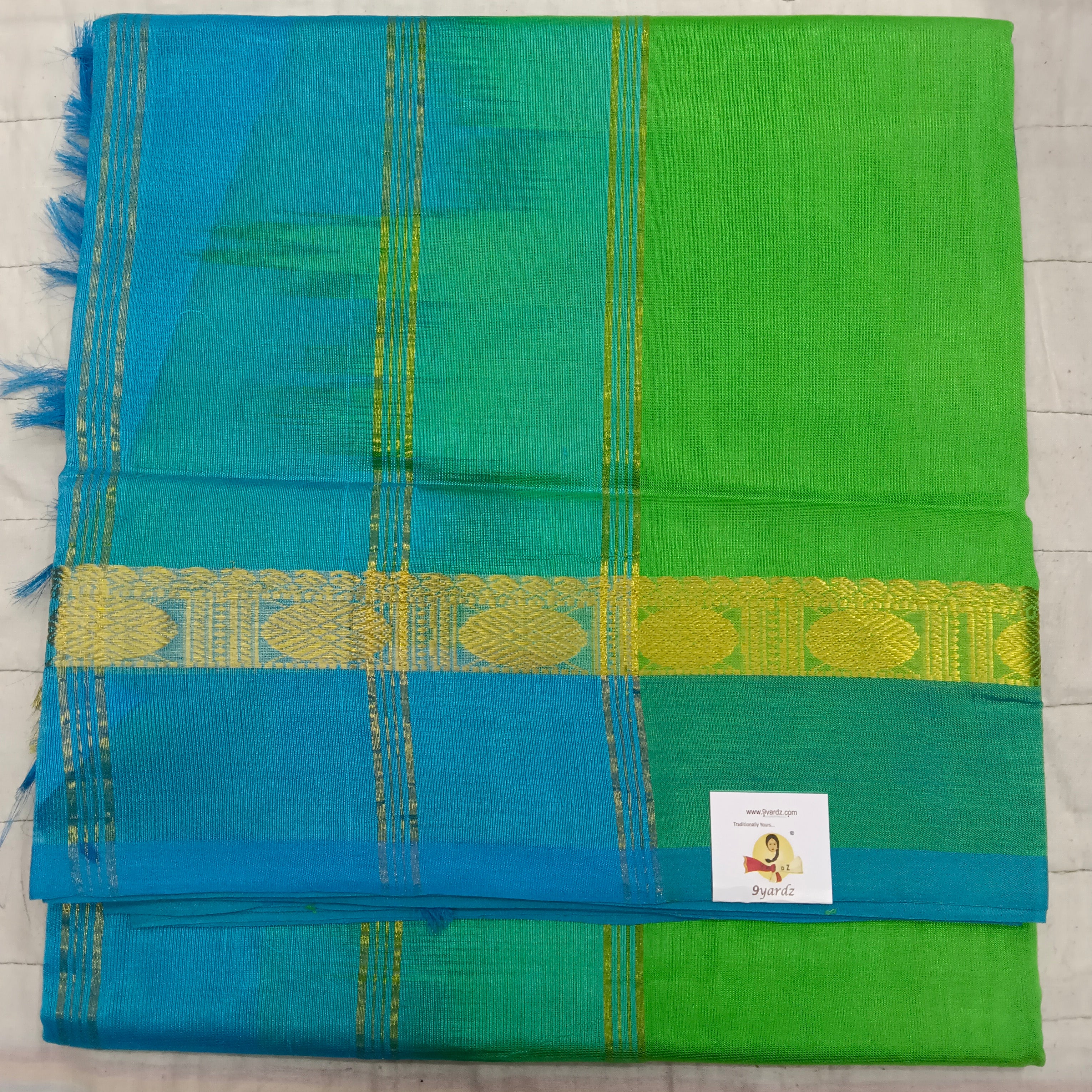 Pure silk cotton 6 yards