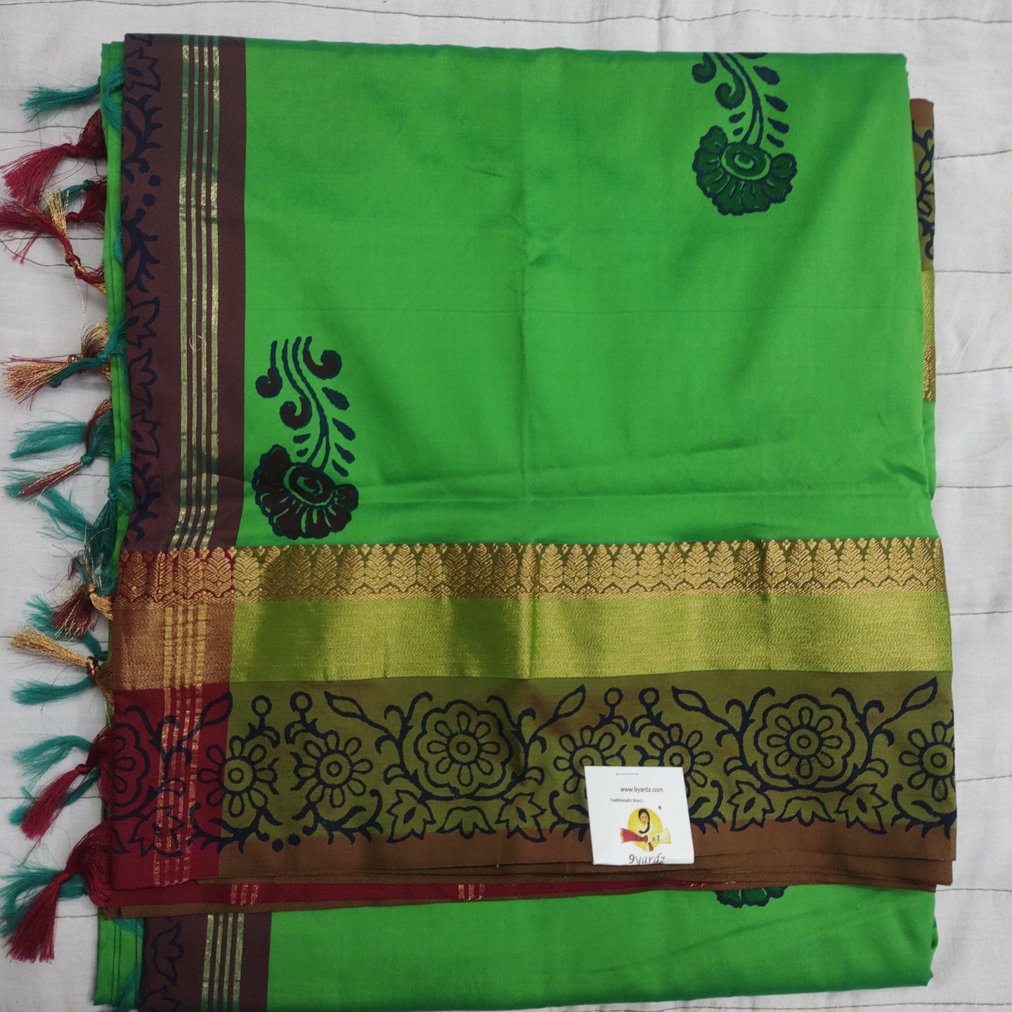 printed Poly Silk Sarees