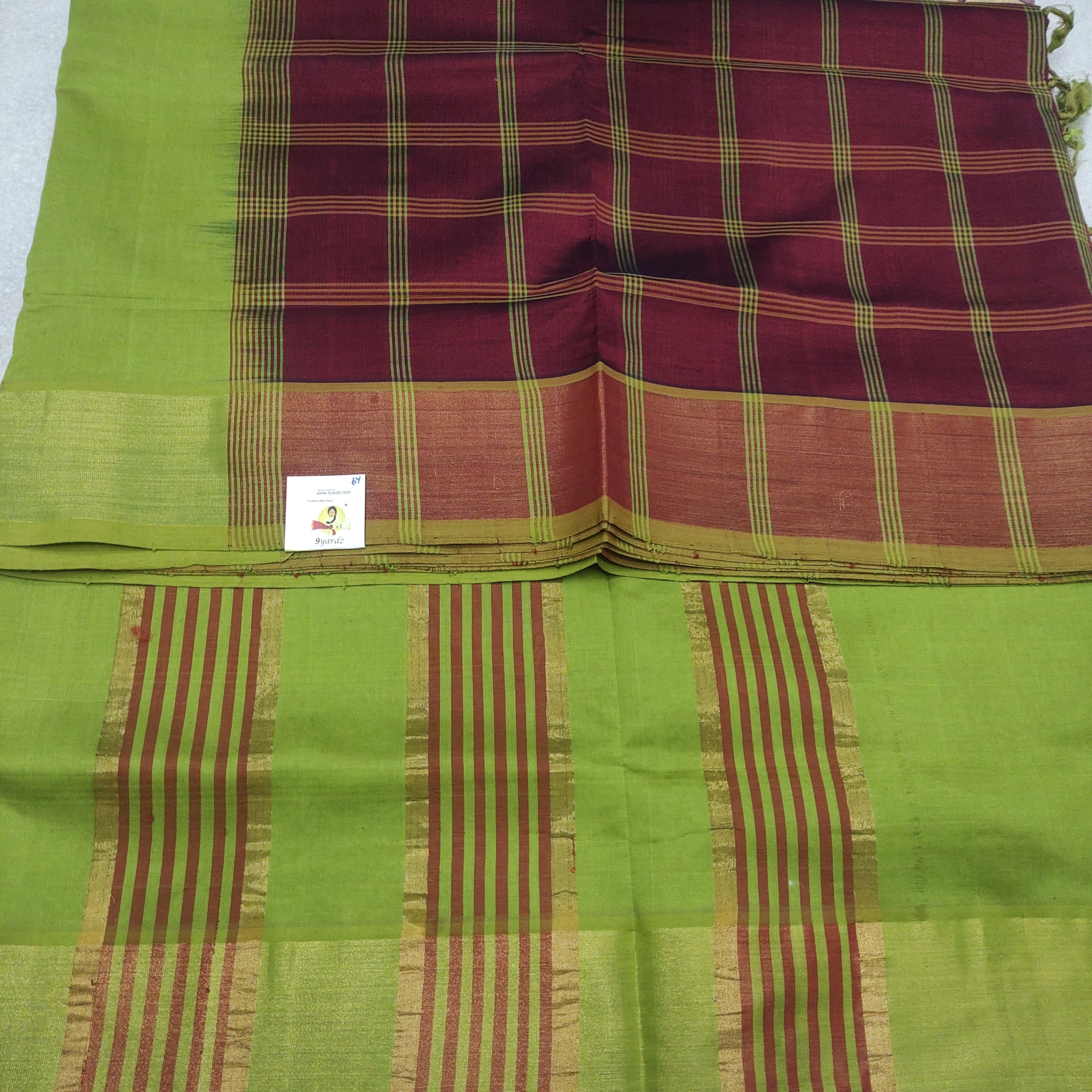 Semi silk cotton 6Yards