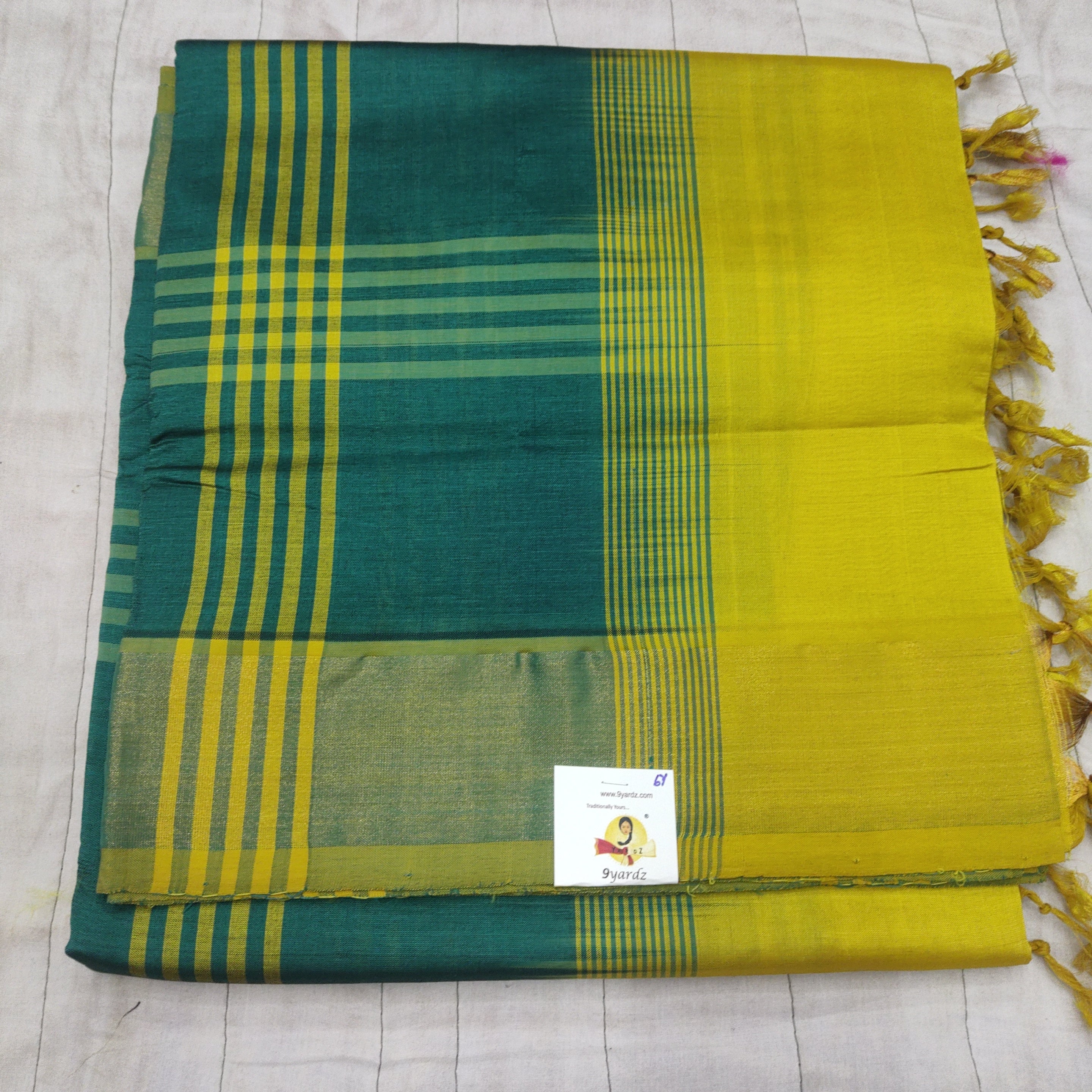 Semi silk cotton 6Yards
