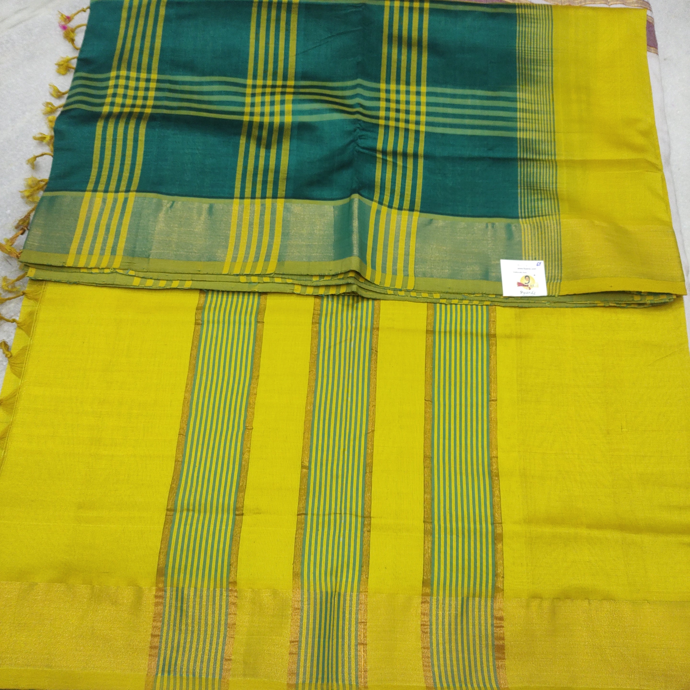 Semi silk cotton 6Yards
