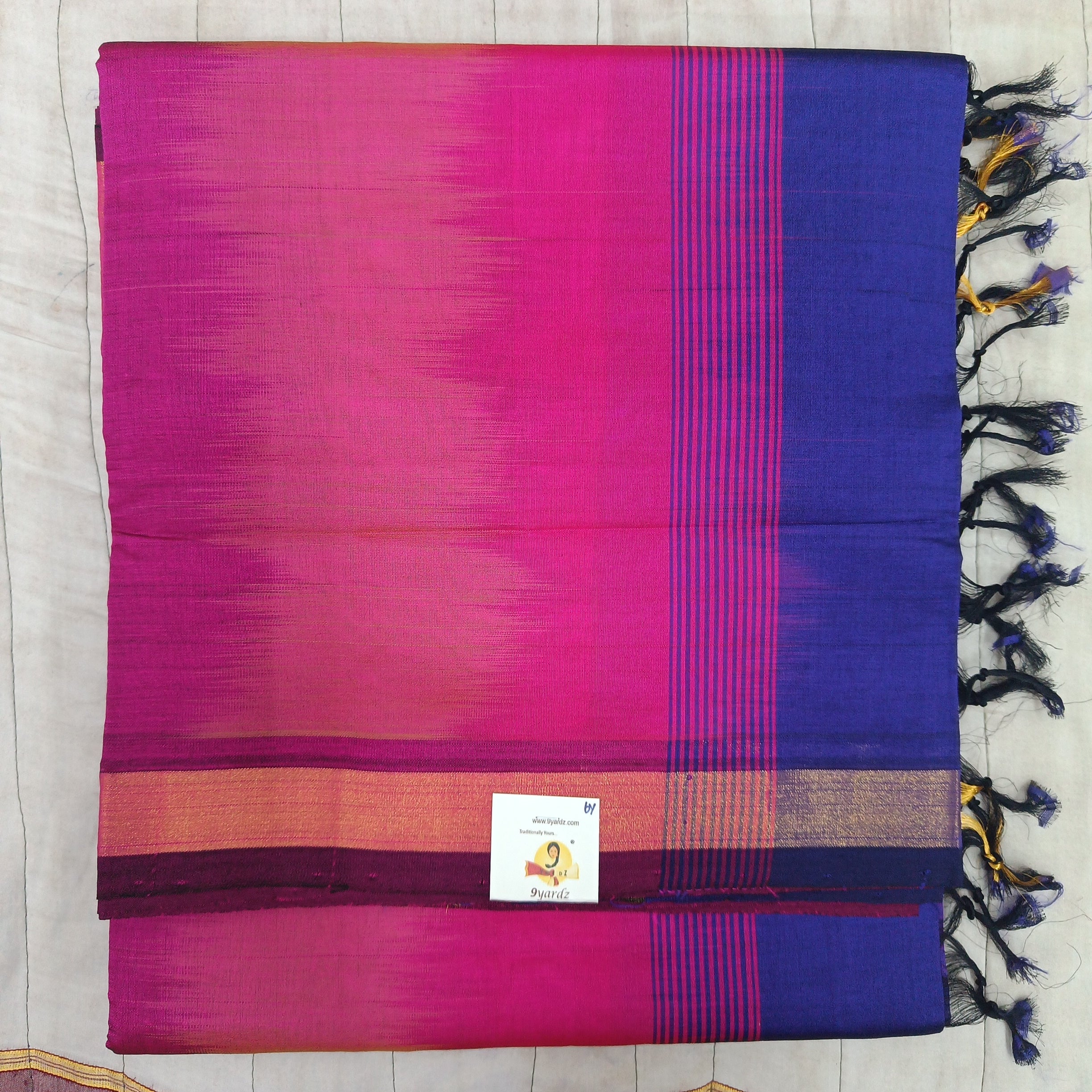 Semi silk cotton 6Yards