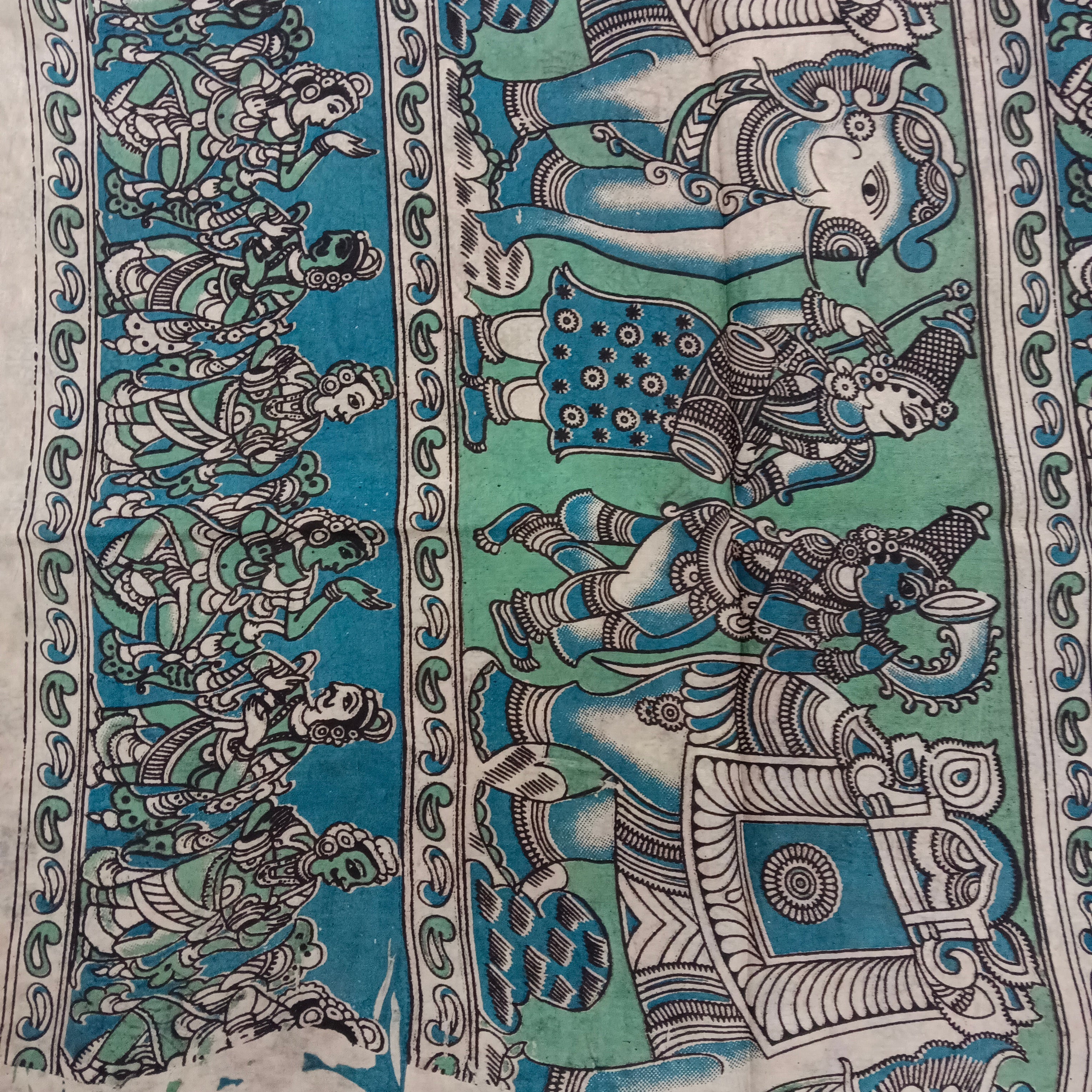 Kalamkari silk 6yardz