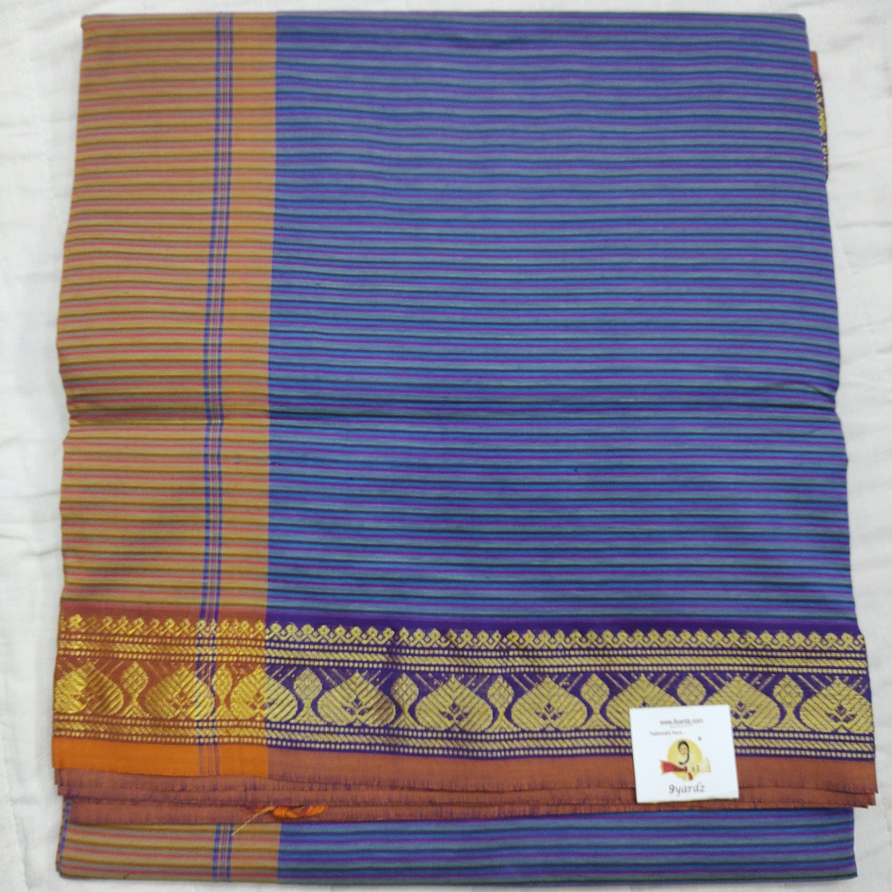 Semi silk cotton lines  6Yards