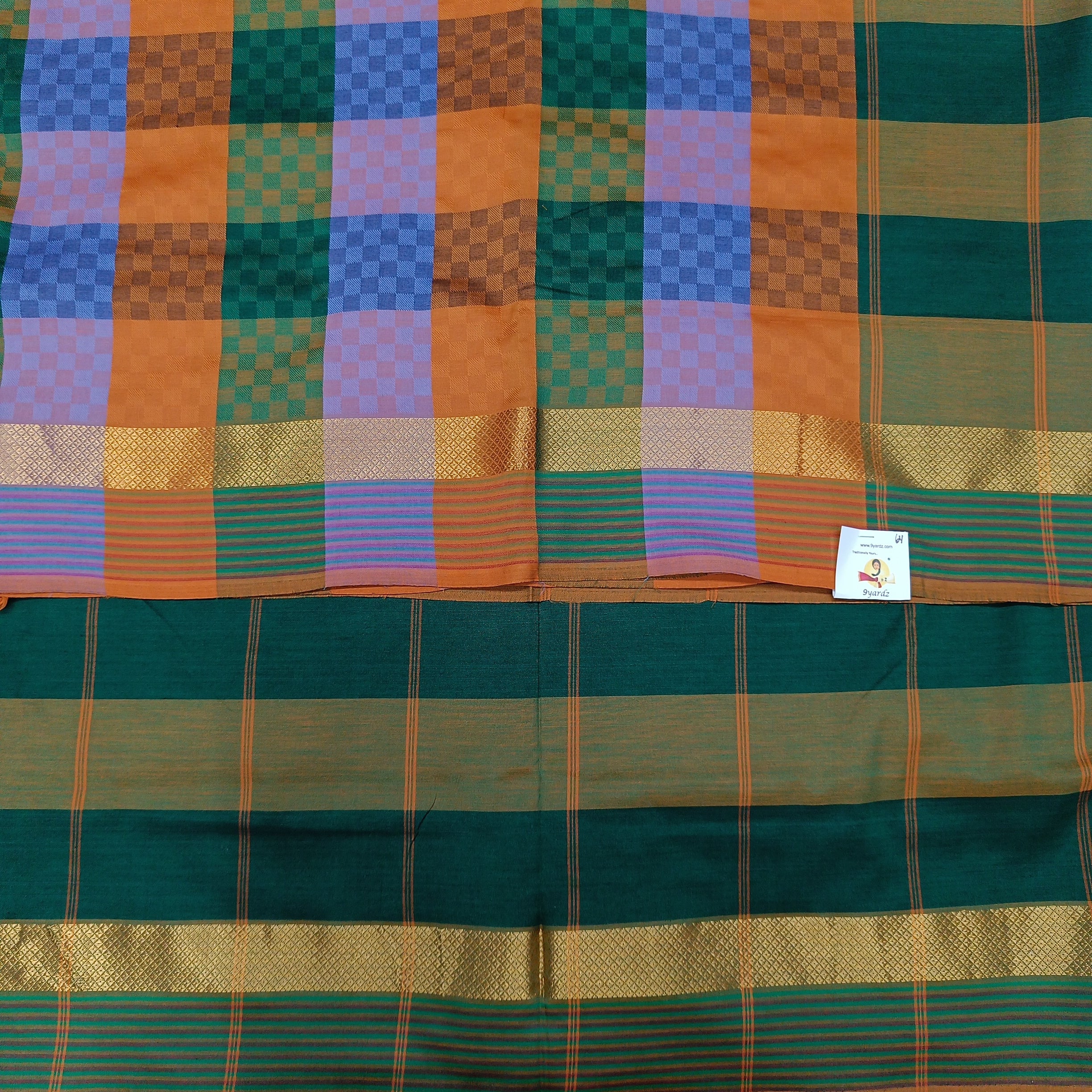 Semi silk embossed 6Yards