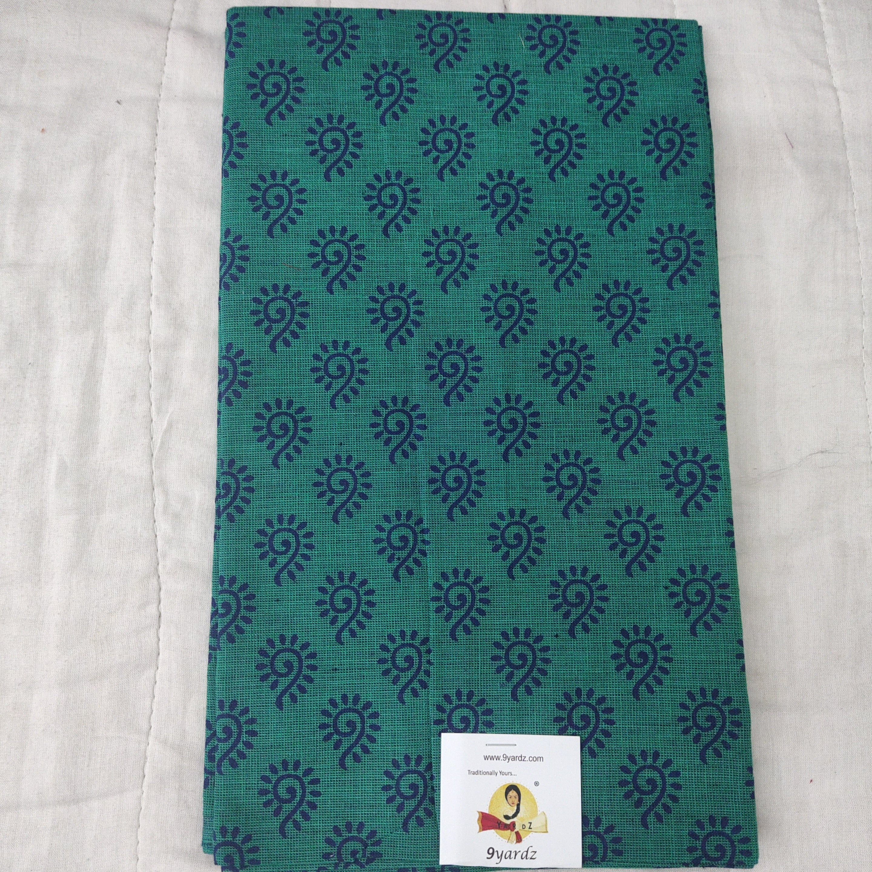 printed cotton blouse bits