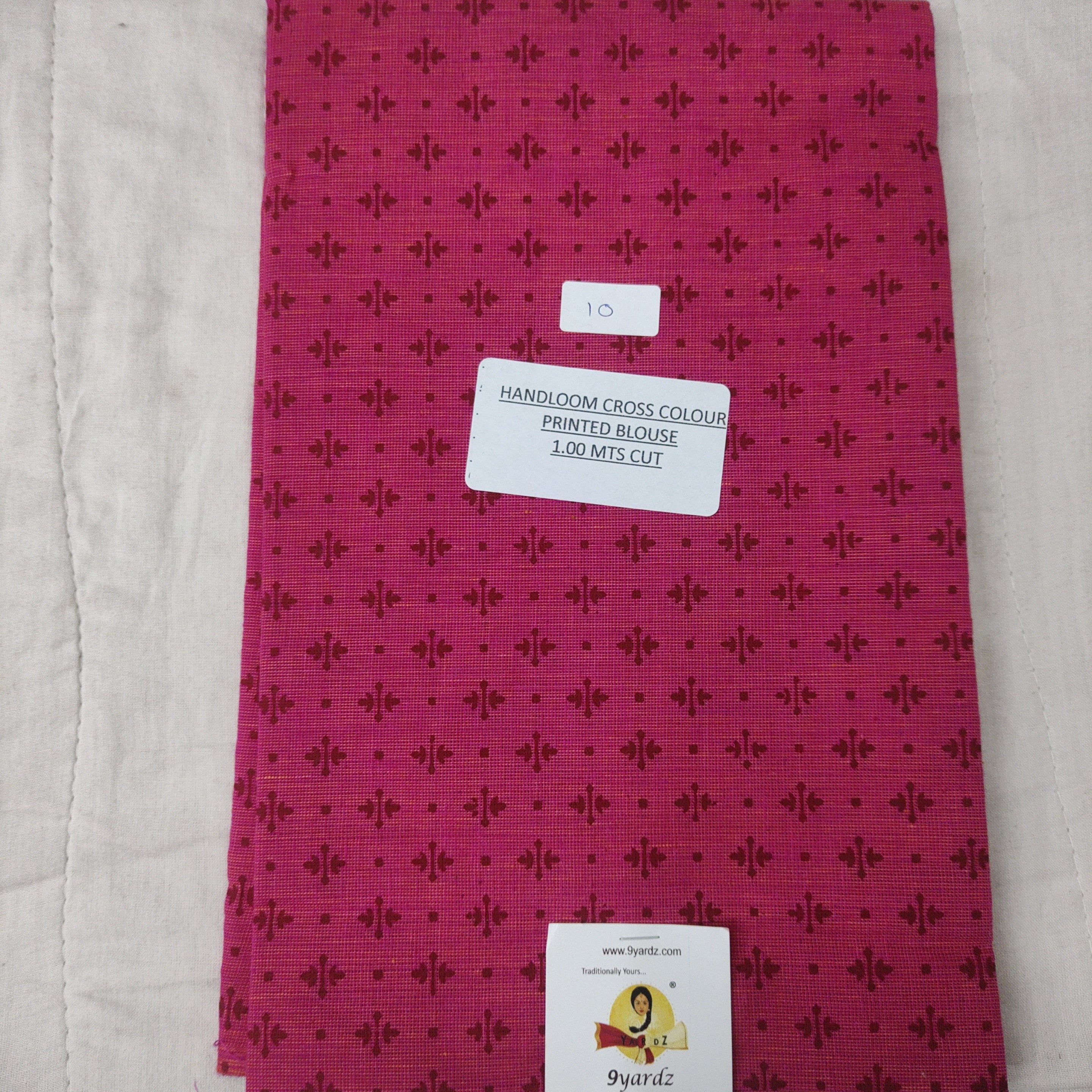 printed cotton blouse bits