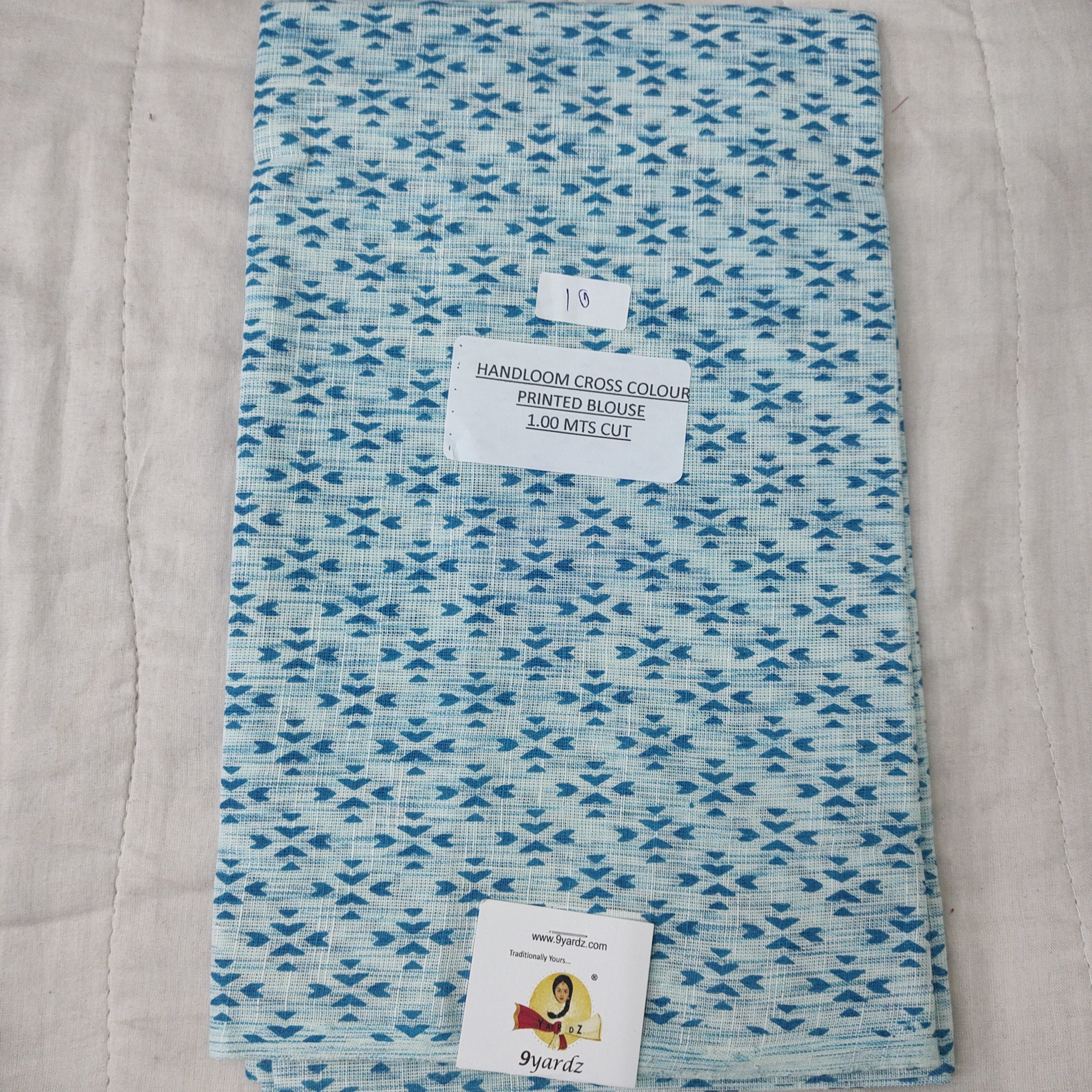 printed cotton blouse bits