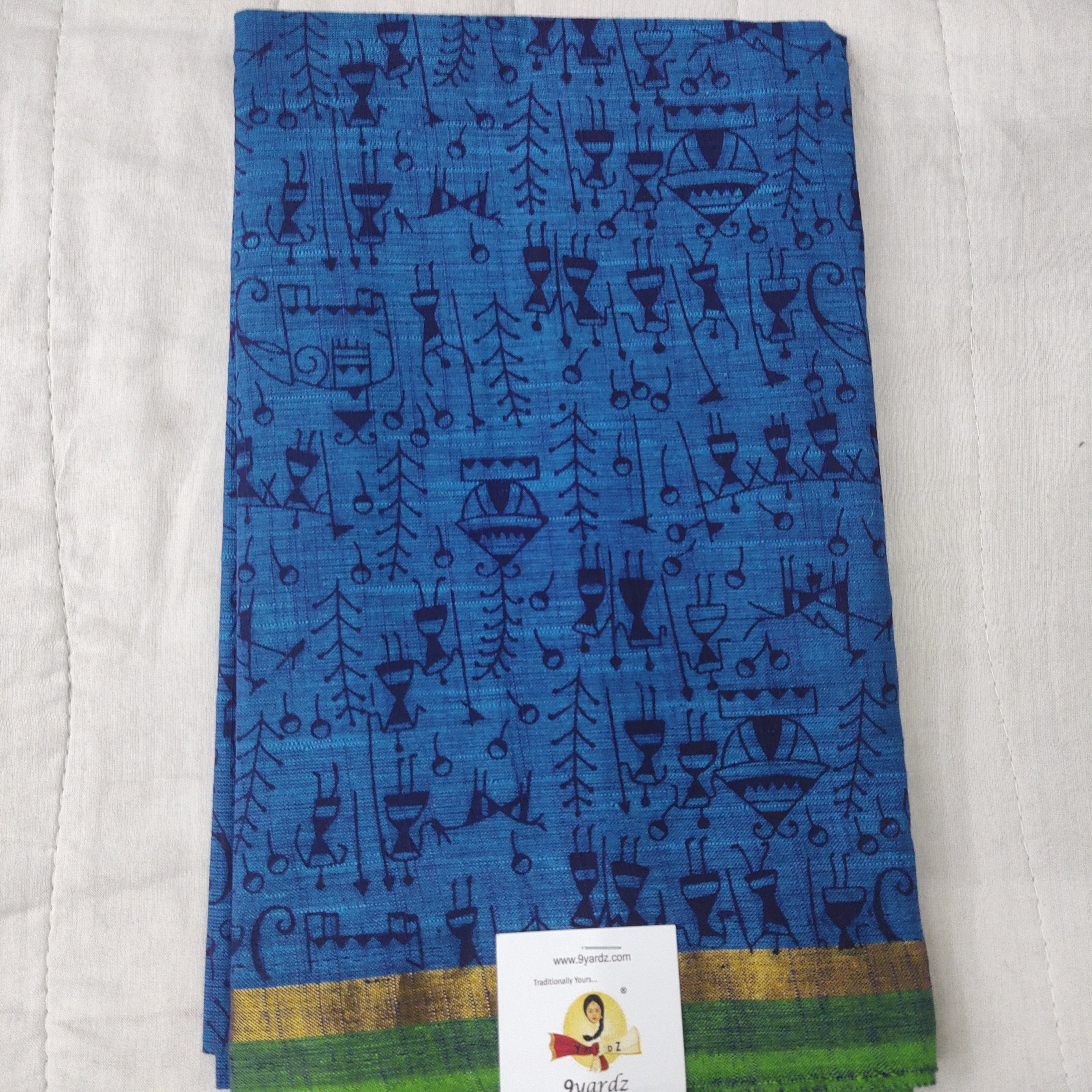 printed cotton blouse bits