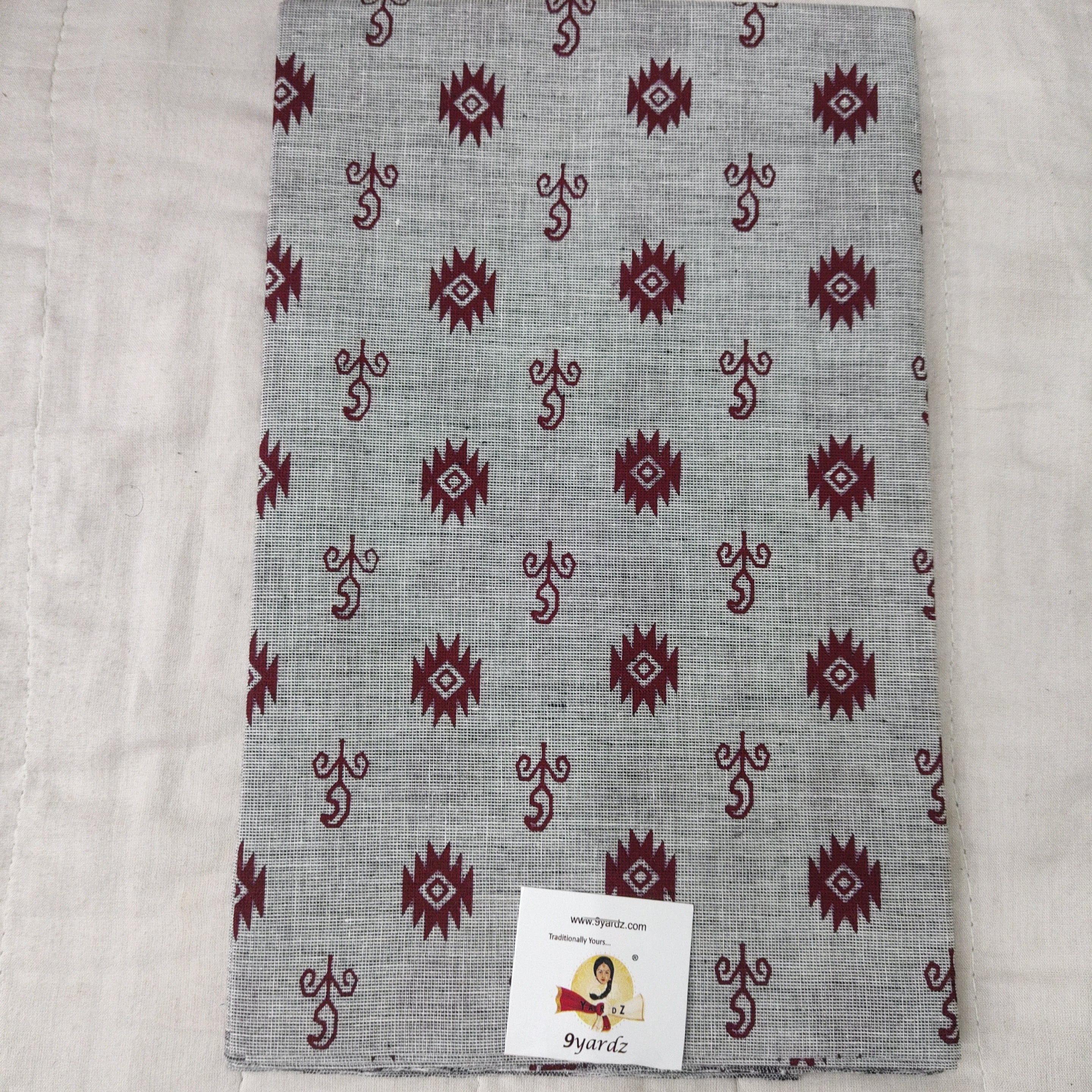 printed cotton blouse bits