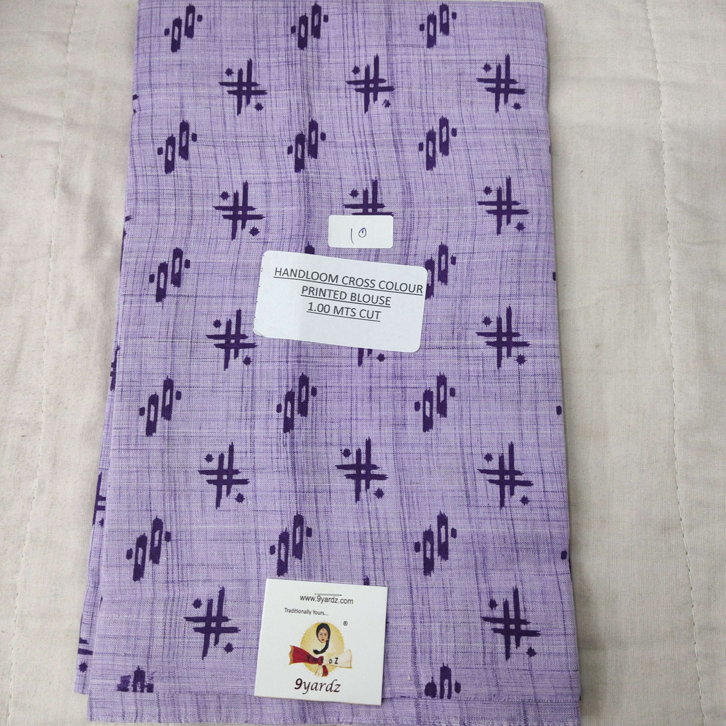 printed cotton blouse bits